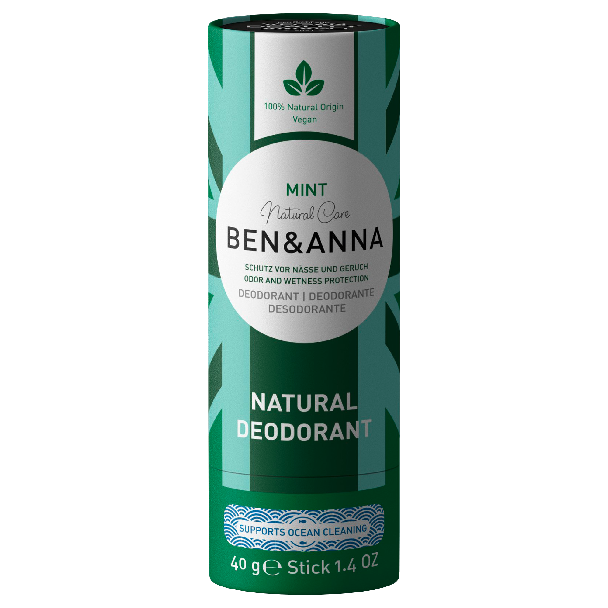 Ben & Anna Tuhý deodorant (40 g) - Máta - pošk. obal Ben & Anna