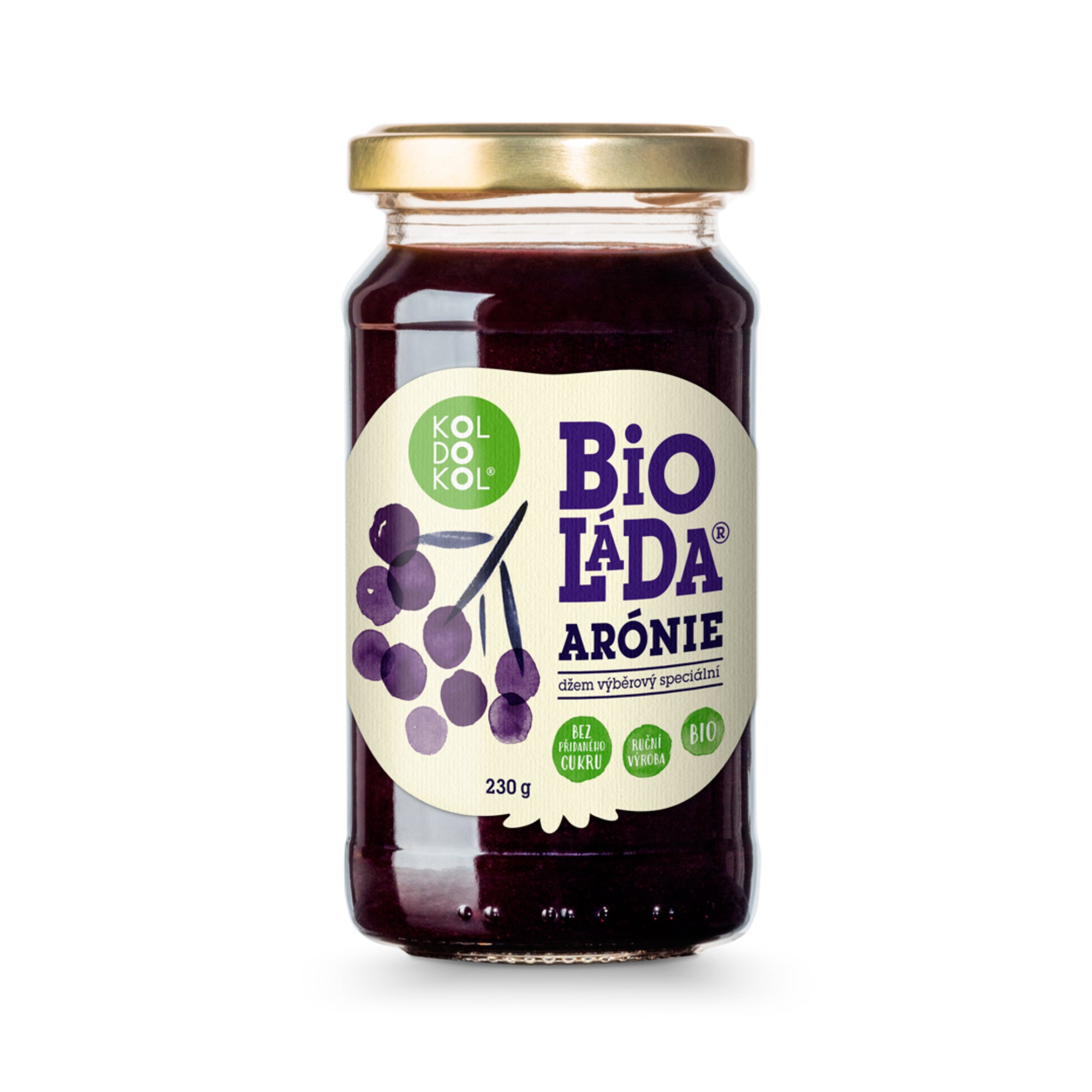 Bioláda pomazánka ovocná arónie 230 g BIO   KOLDOKOL Koldokol