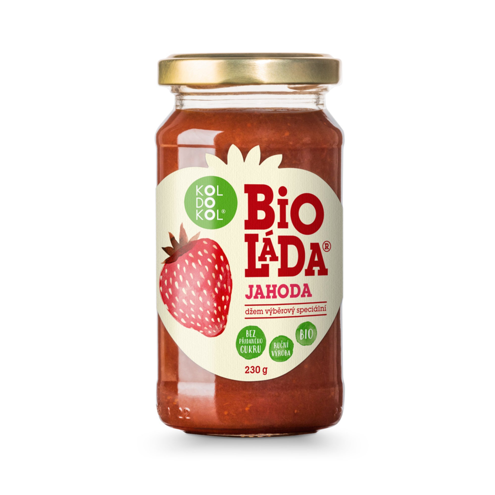 Bioláda pomazánka ovocná jahoda 230 g BIO   KOLDOKOL Koldokol
