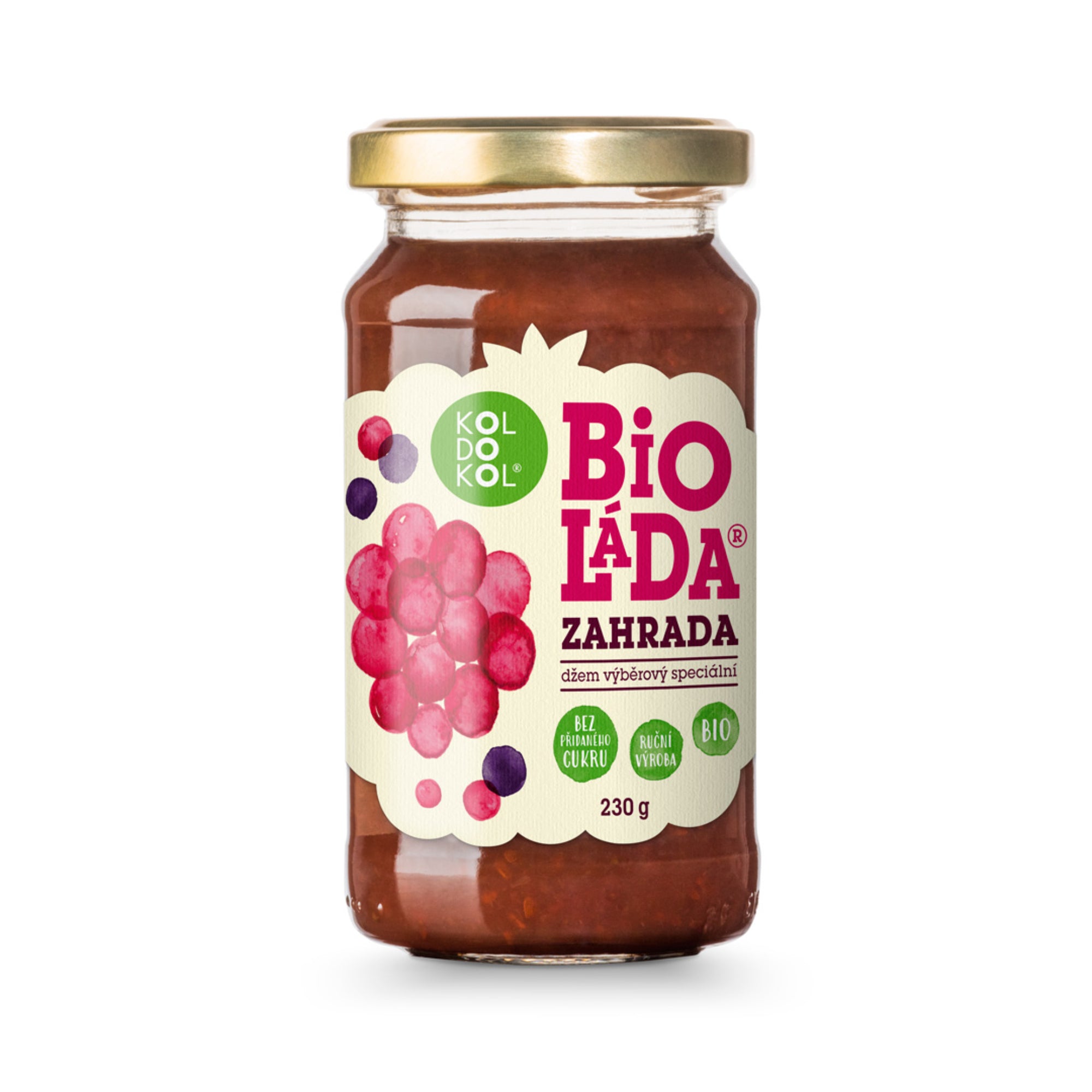 Bioláda pomazánka ovocná mix zahrada 230 g BIO   KOLDOKOL Koldokol