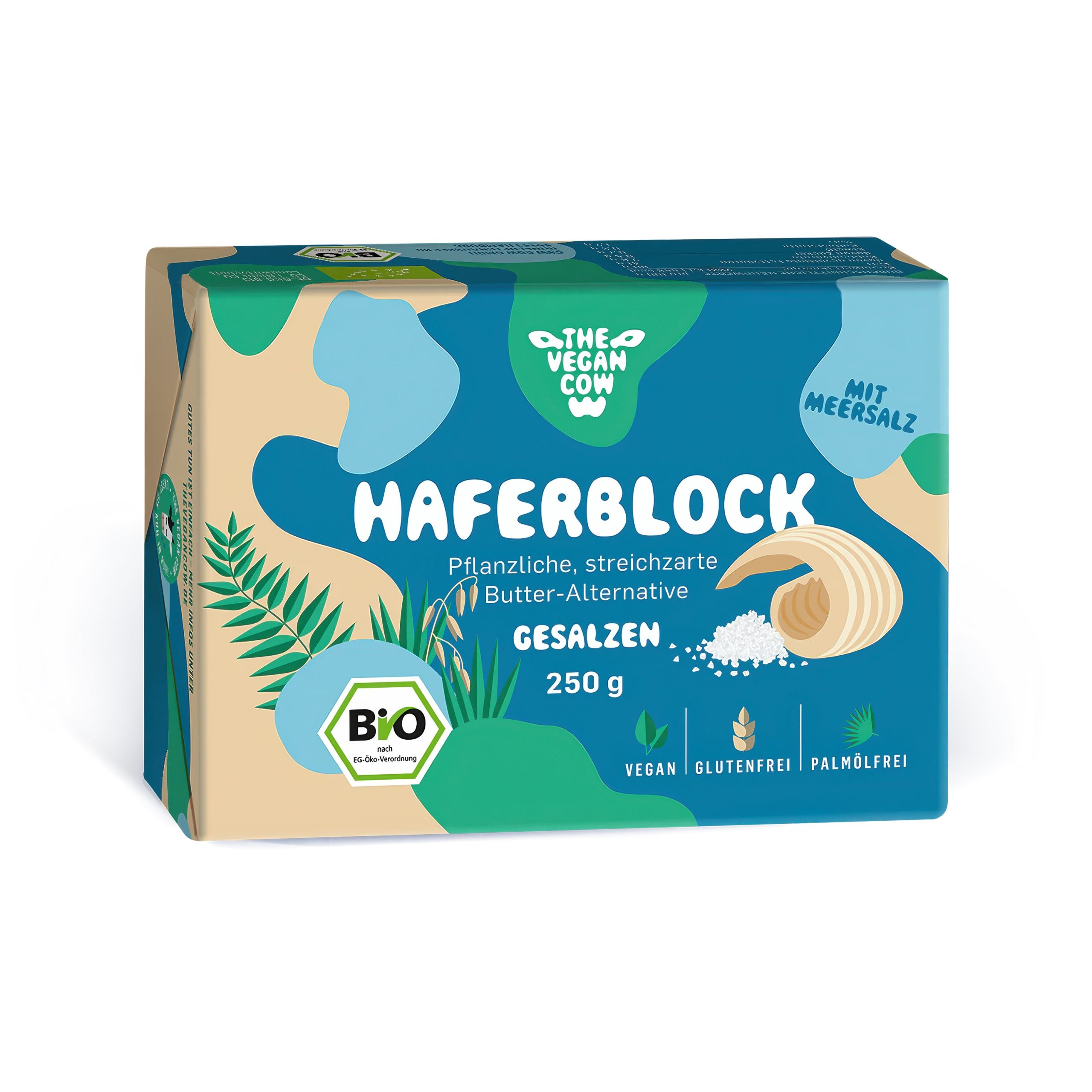 Blok ovesný se solí 250 g BIO   THE VEGAN COW The Vegan Cow