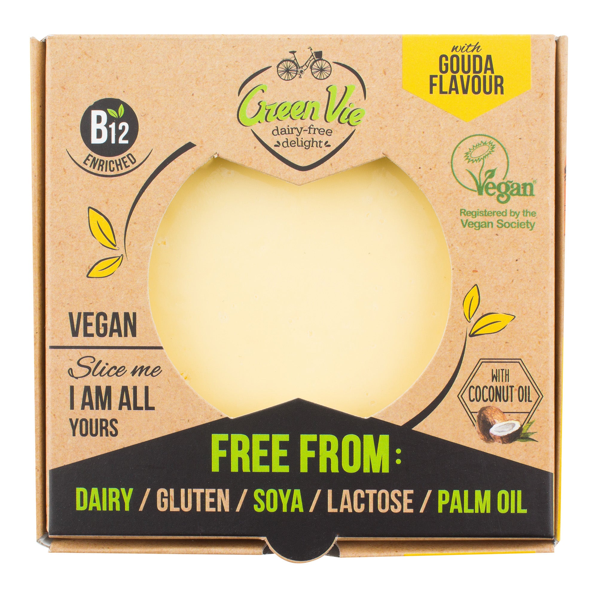 Blok s příchutí goudy 250 g   GREENVIE Greenvie