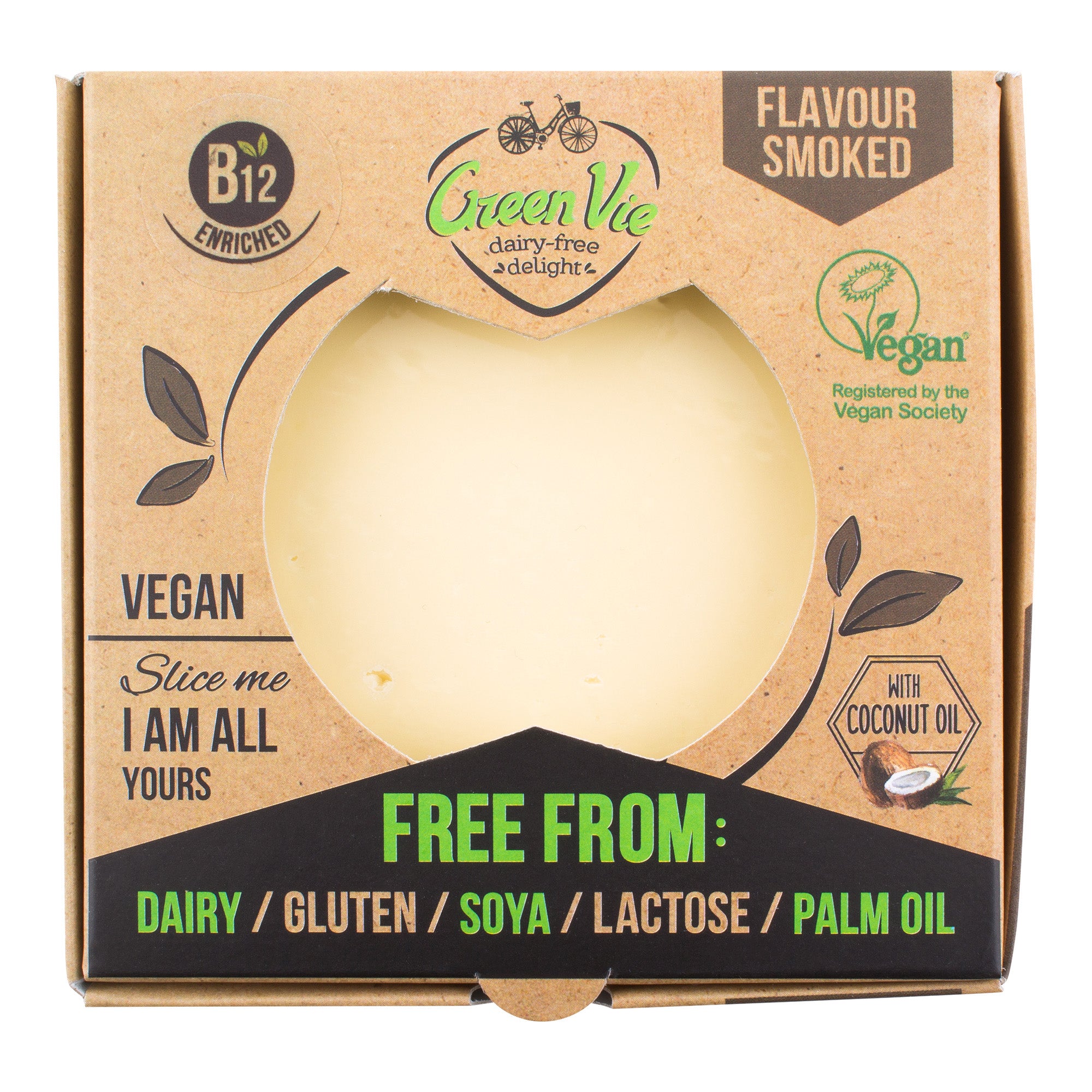 Blok s příchutí uzené goudy 250 g   GREENVIE Greenvie