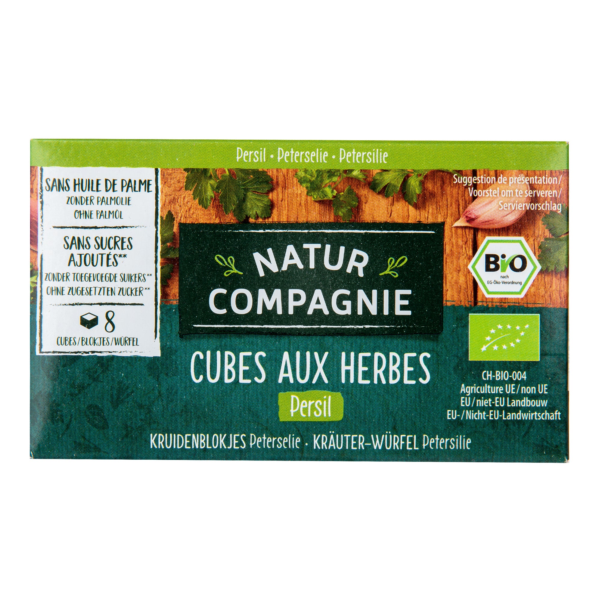 Bujon bylinkový kostky petržel 80 g BIO   NATUR COMPAGNIE Natur Compagnie
