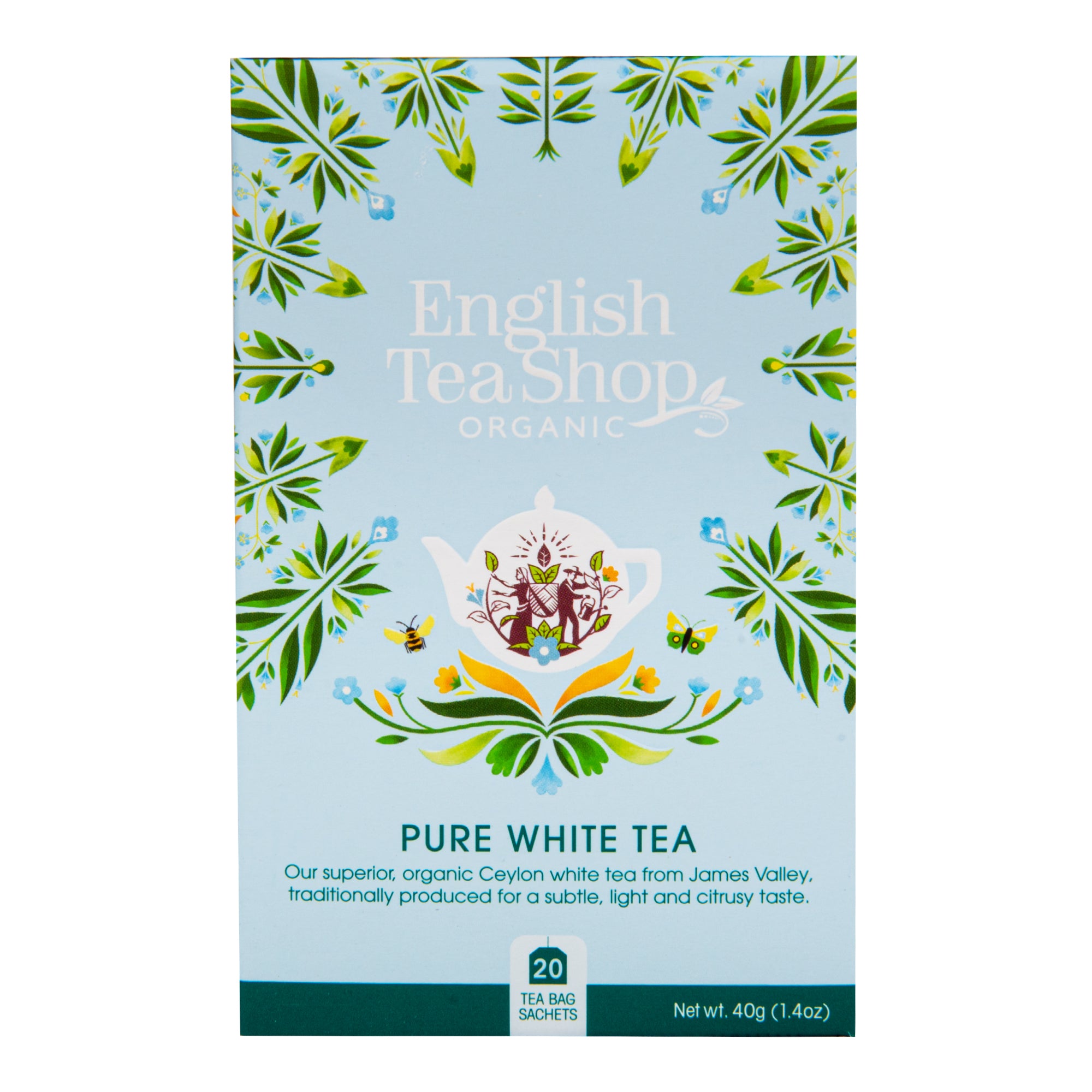 Čaj Bílý 20 sáčků BIO   ENGLISH TEA SHOP English Tea Shop