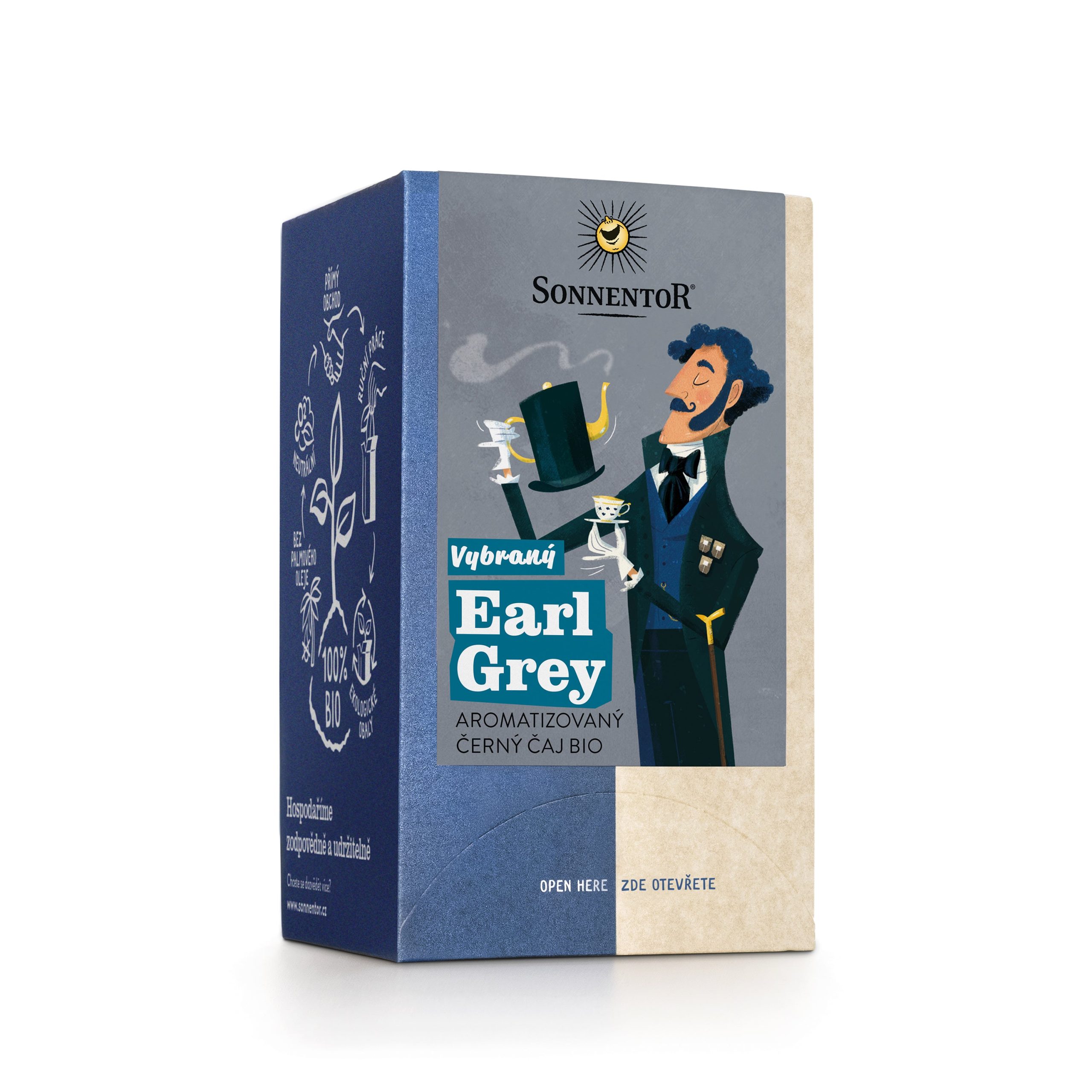 Čaj Earl Grey 27 g BIO   SONNENTOR Sonnentor