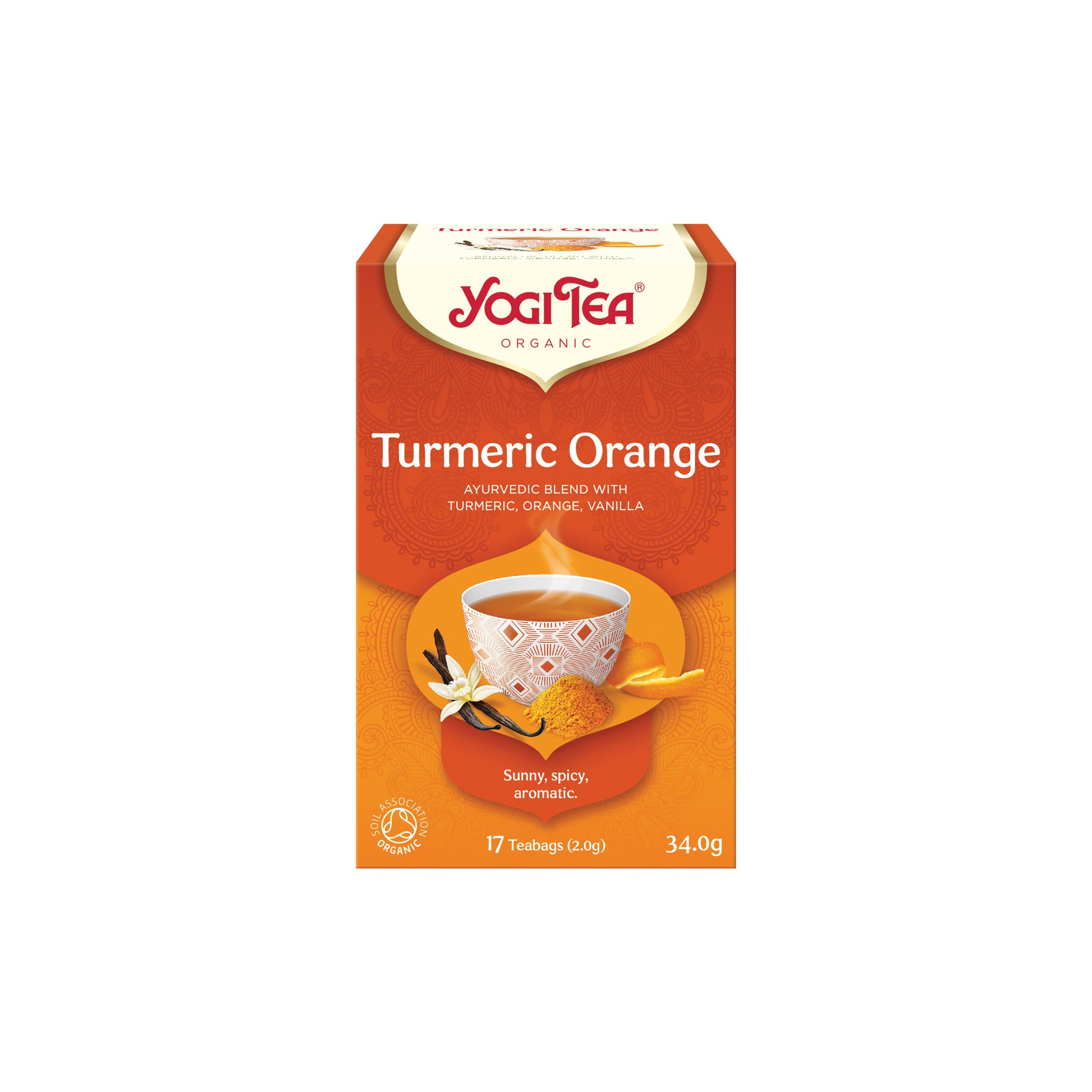Čaj Kurkuma Pomeranč 17 sáčků 34 g BIO   YOGI TEA Yogi Tea