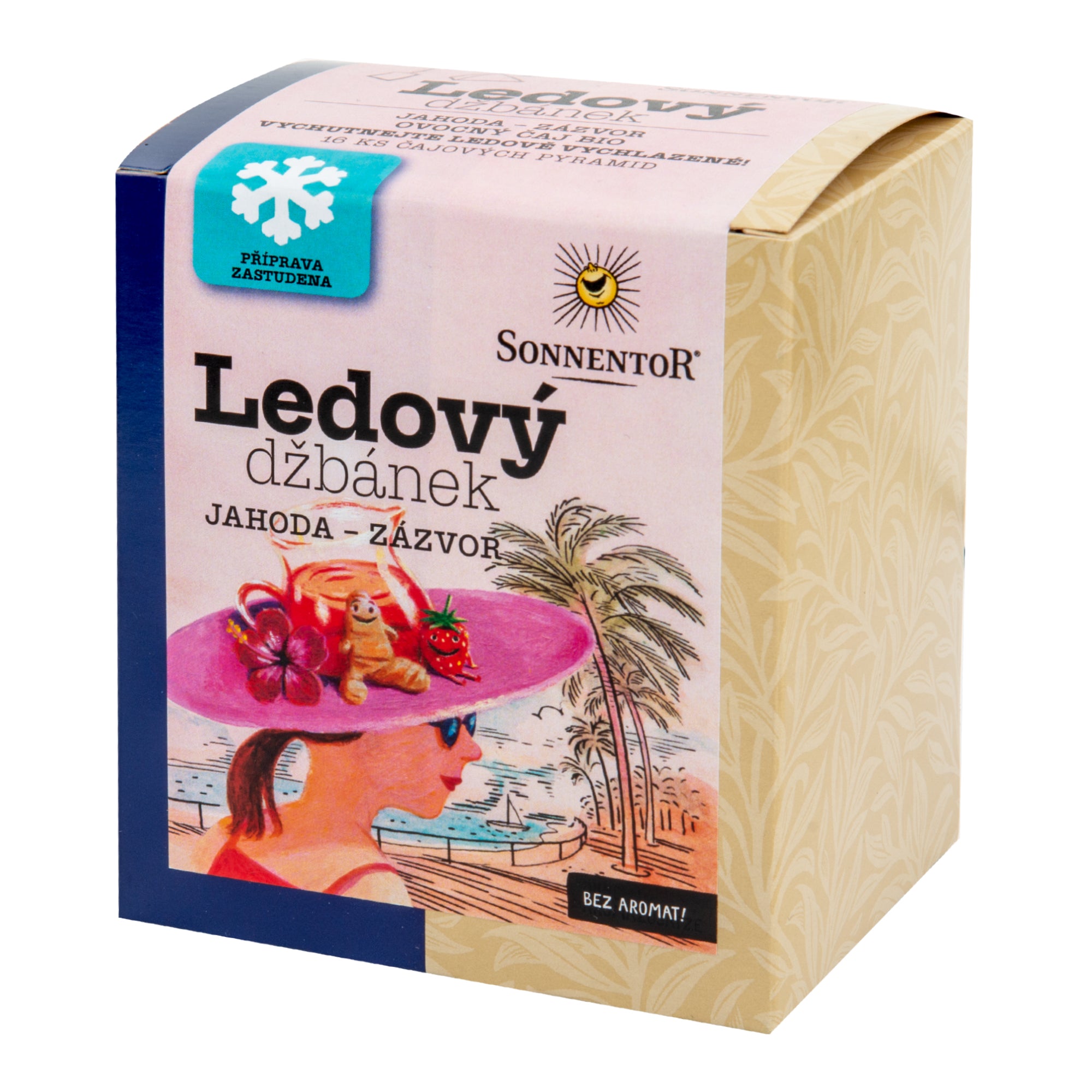 Čaj Ledový džbánek jahoda - zázvor 44