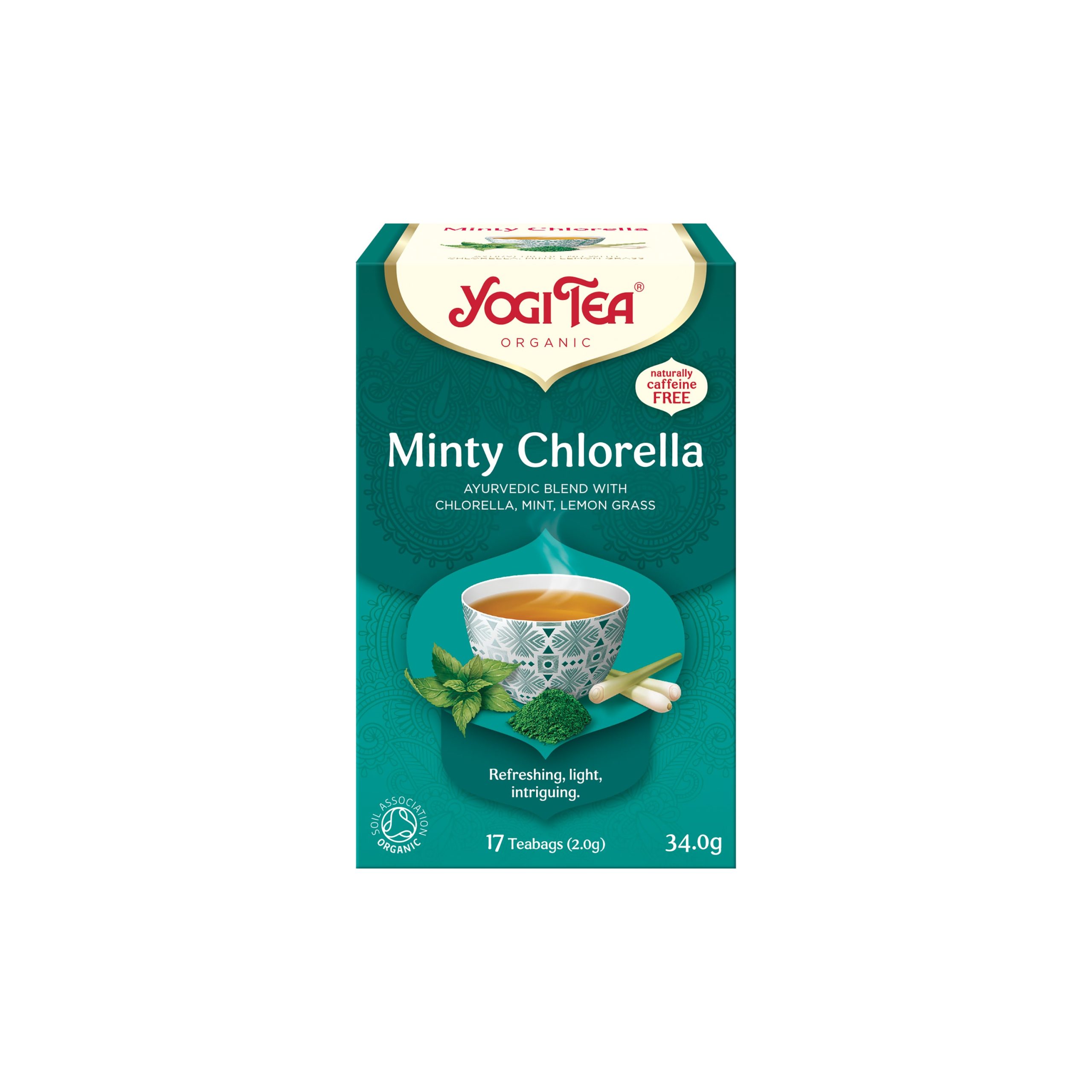 Čaj Mátová chlorella 17 sáčků 34 g BIO   YOGI TEA Yogi Tea