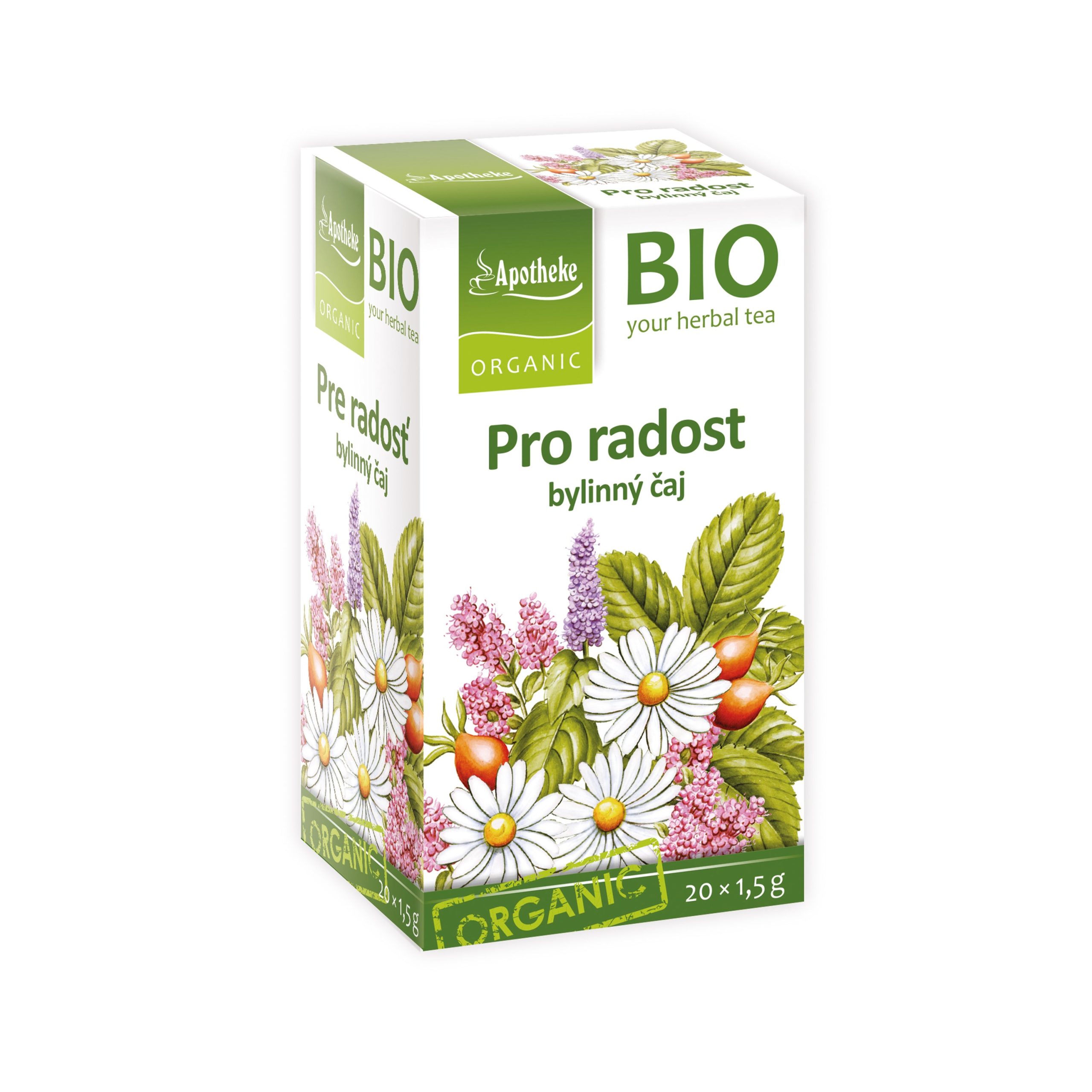 Čaj Pro radost 20 sáčků 30 g BIO   MEDIATE Apotheke