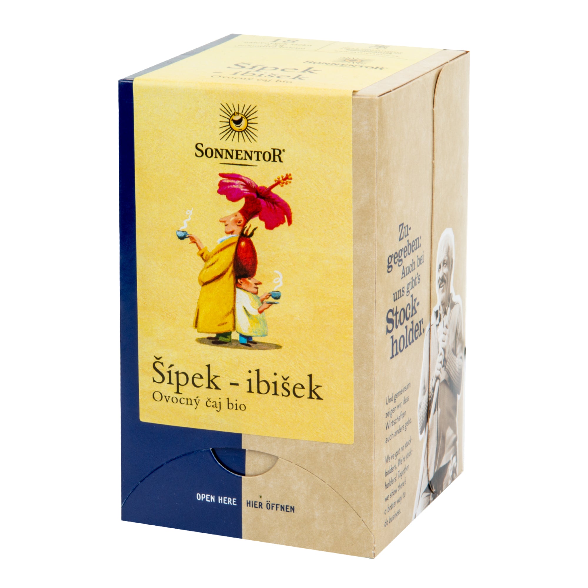 Čaj Šípek - ibišek 54 g BIO   SONNENTOR Sonnentor