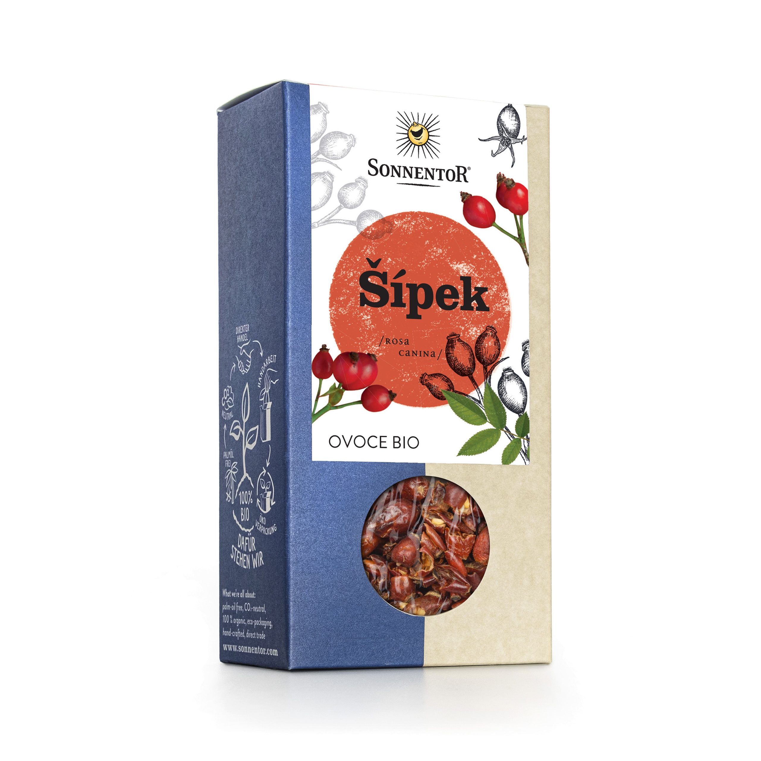 Čaj Šípek oplodí sypaný 100 g BIO   SONNENTOR Sonnentor