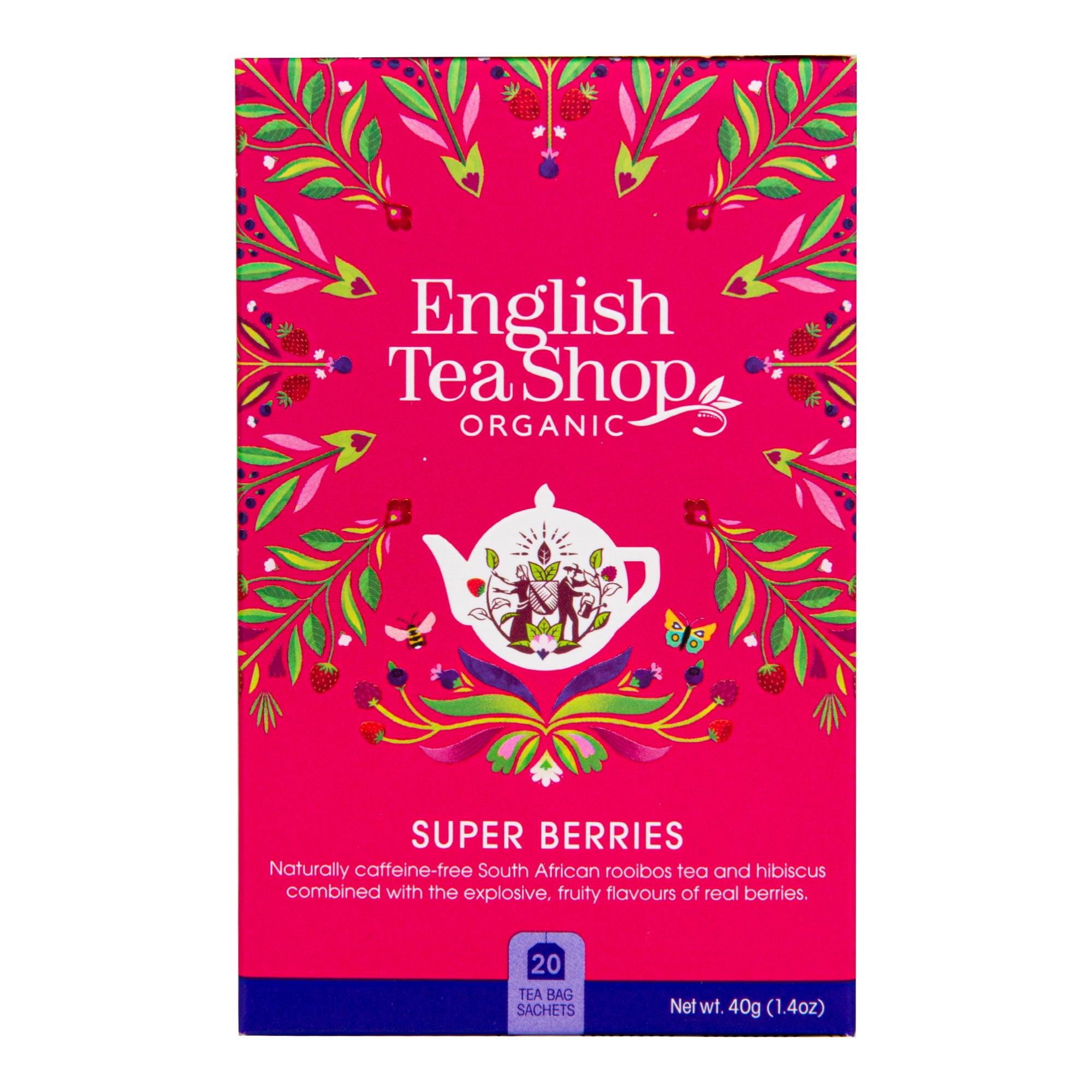 Čaj Super ovocný 20 sáčků BIO   ENGLISH TEA SHOP English Tea Shop