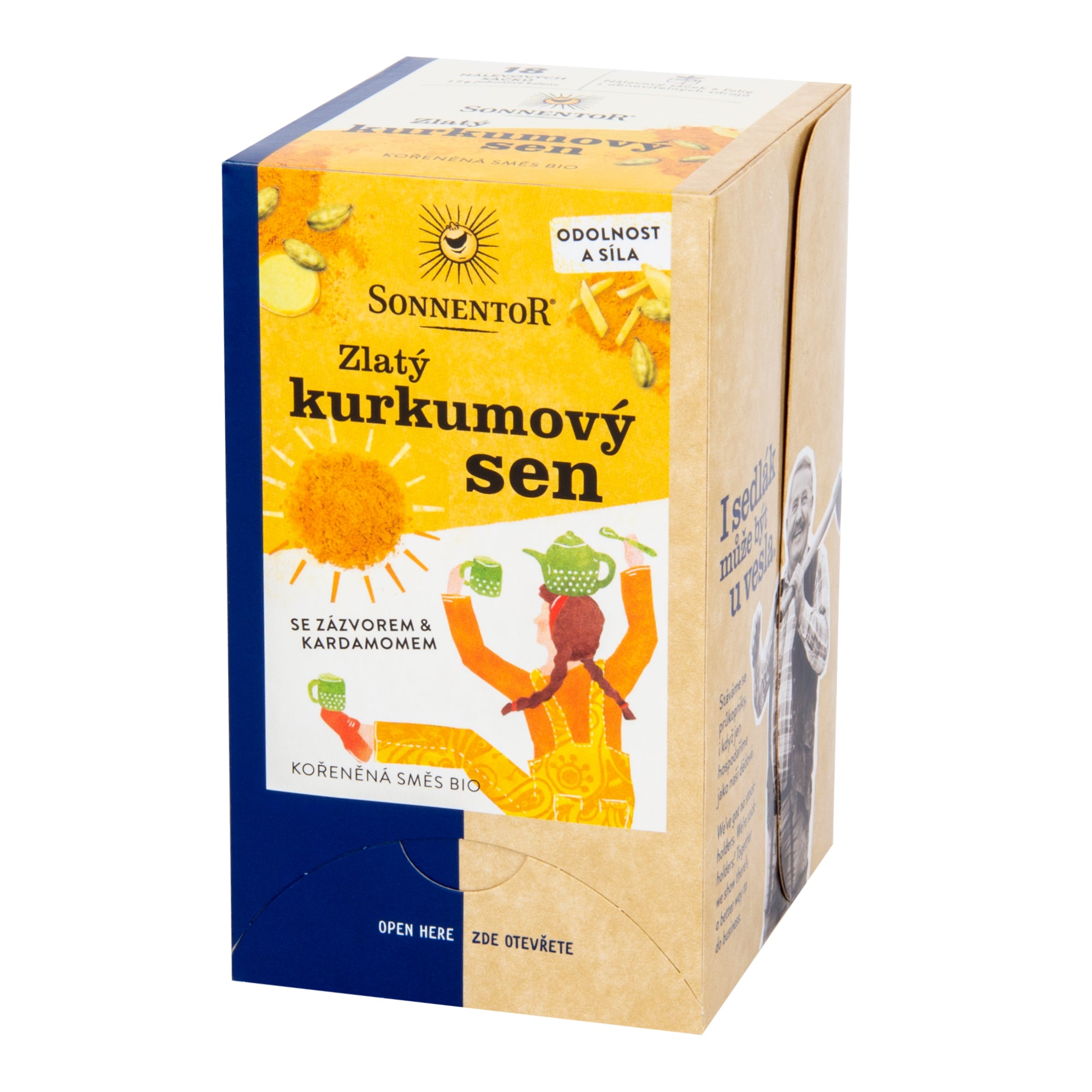 Čaj Zlatý kurkumový sen 36 g BIO   SONNENTOR Sonnentor