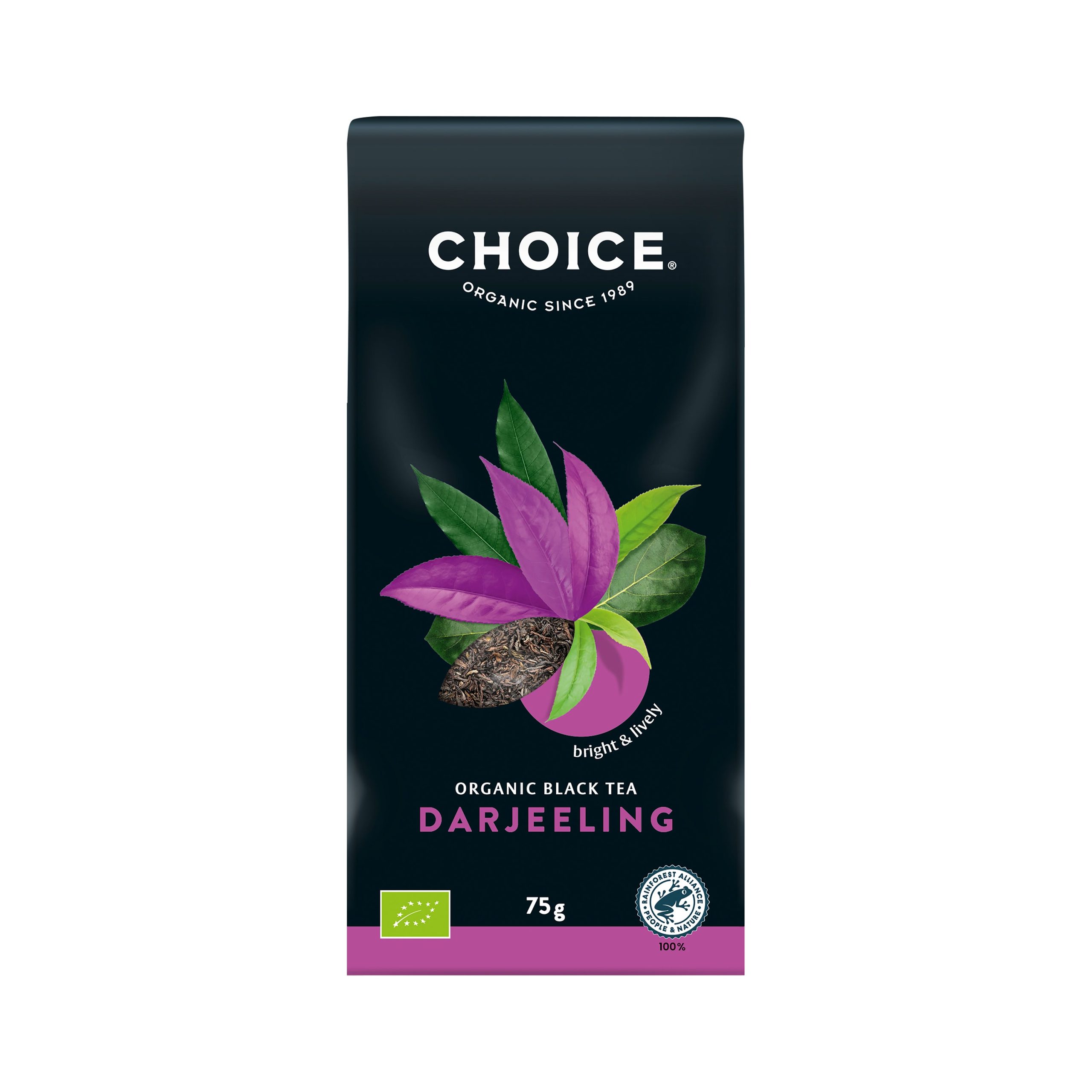 Čaj černý sypaný Darjeeling 75 g BIO   CHOICE Choice