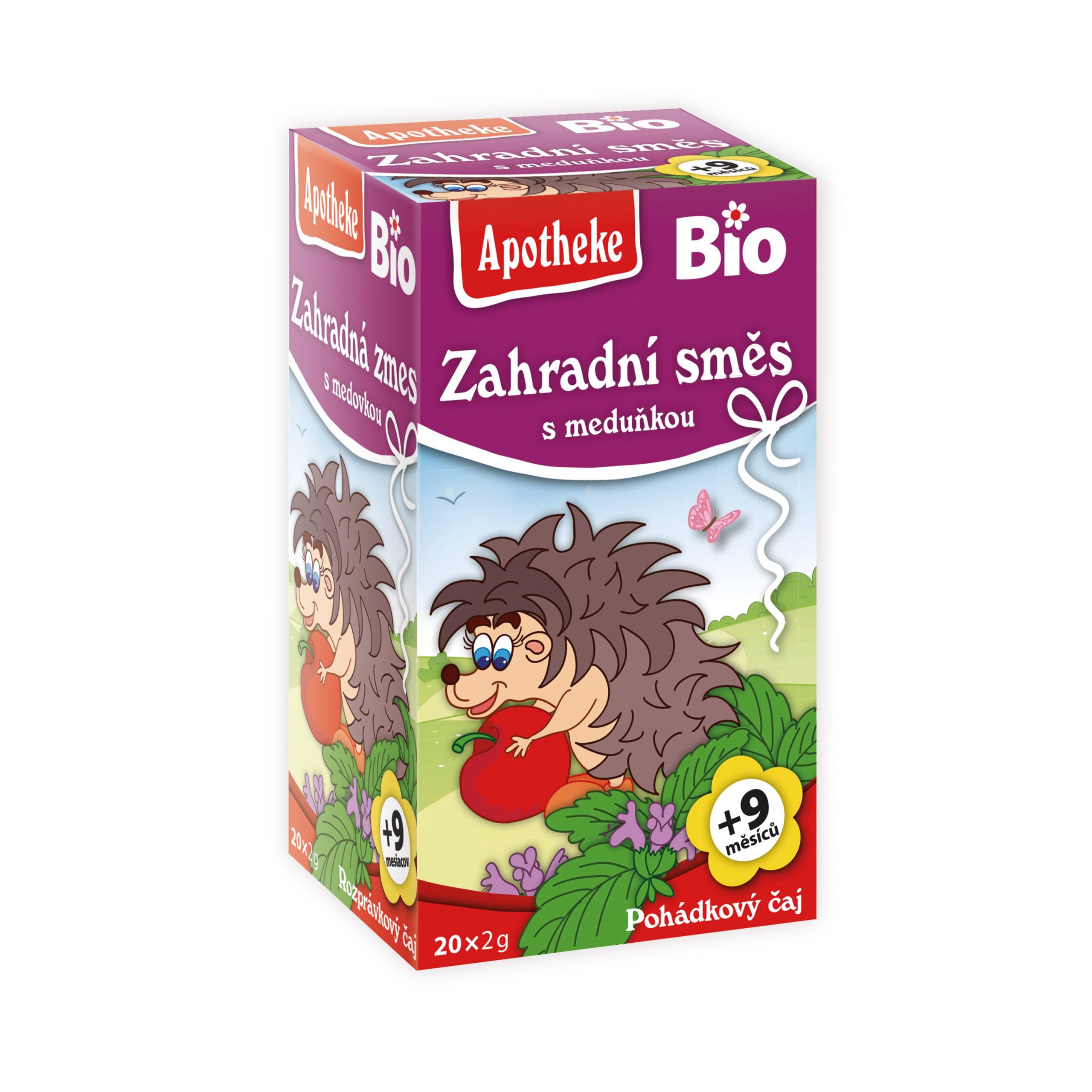Čaj dětský Zahradní směs s meduňkou 20 sáčků 40 g BIO   MEDIATE Apotheke
