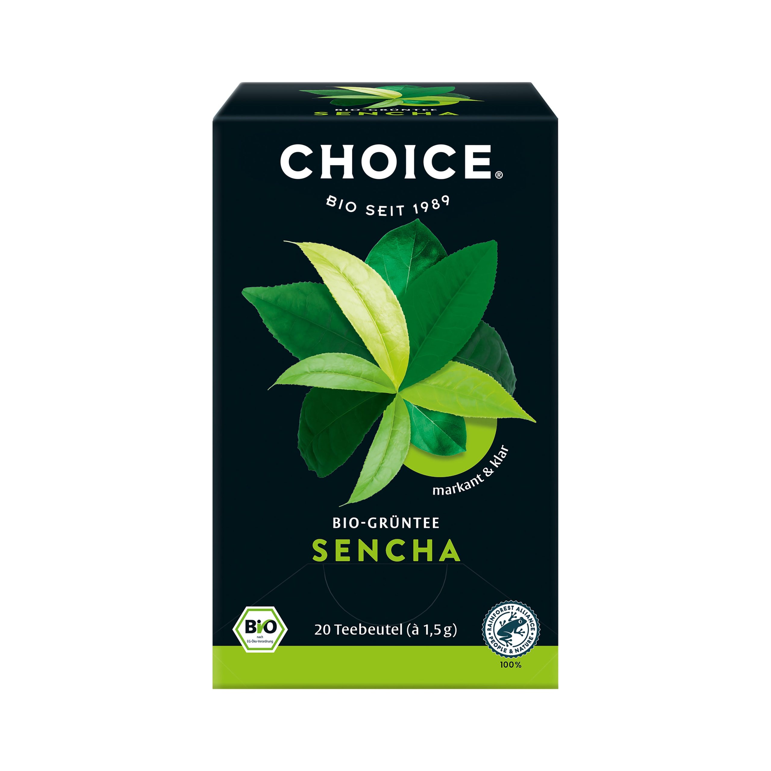 Čaj zelený Sencha 20 sáčků 30 g BIO   CHOICE Choice