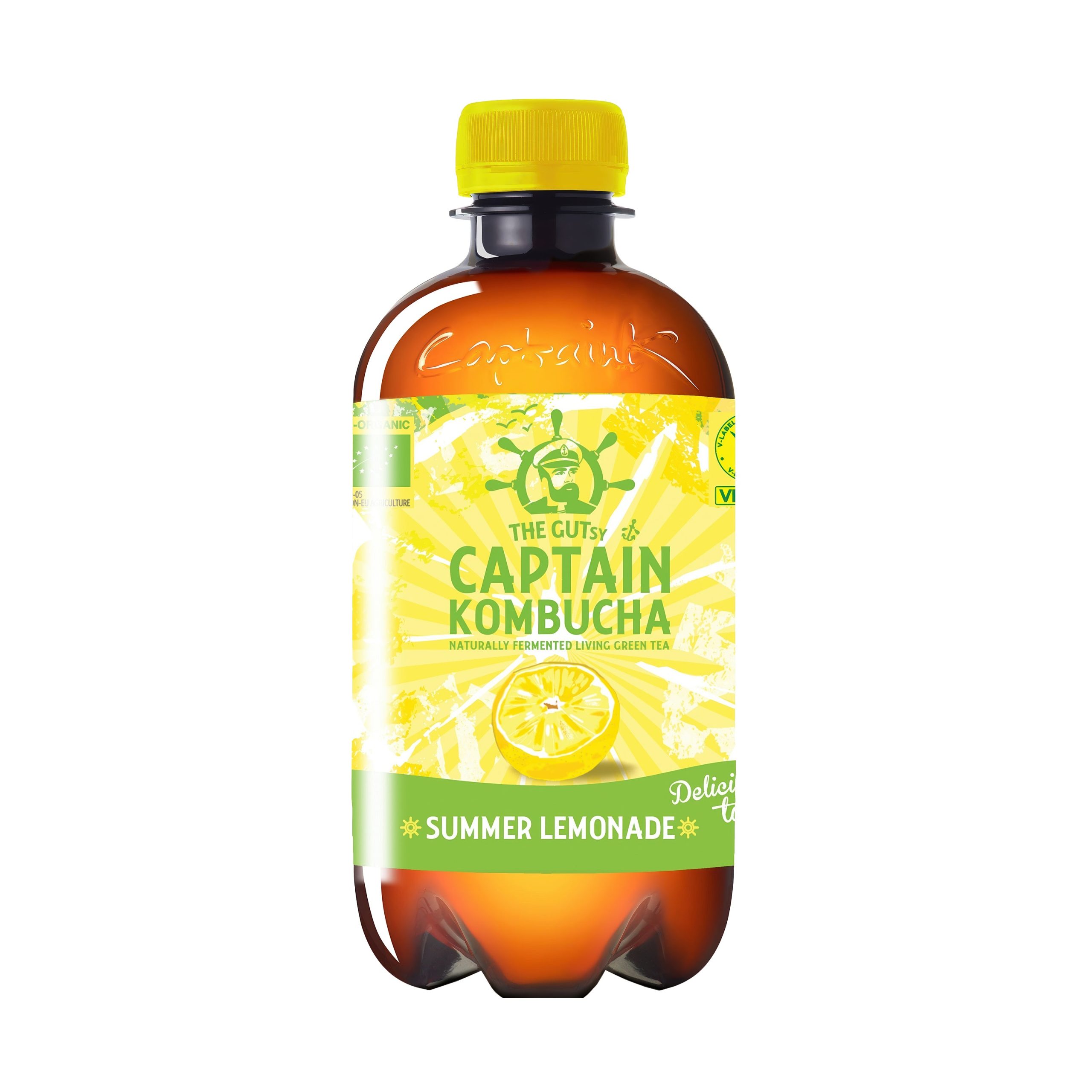 Captain kombucha lemonade 400 ml BIO   THE GUTSY The Gutsy