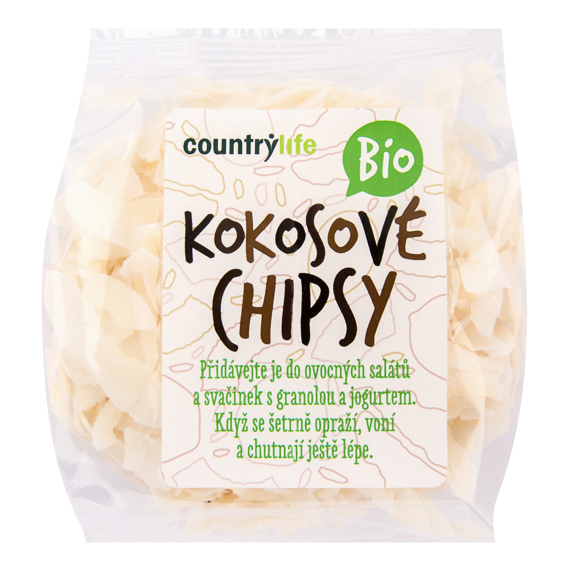 Chipsy kokosové 150 g BIO   COUNTRY LIFE Country Life