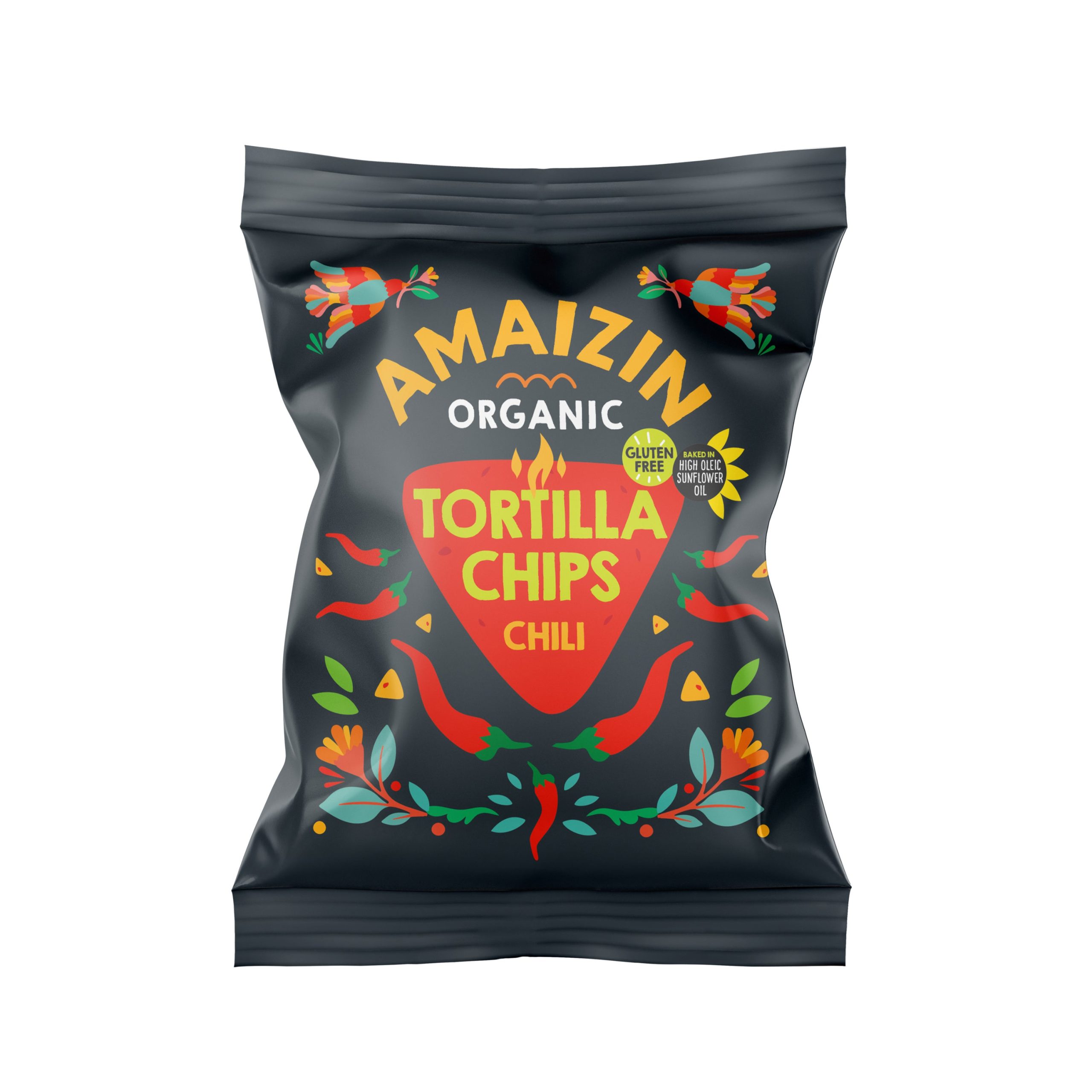 Chipsy kukuřičné chilli 75 g BIO   AMAIZIN Amaizin