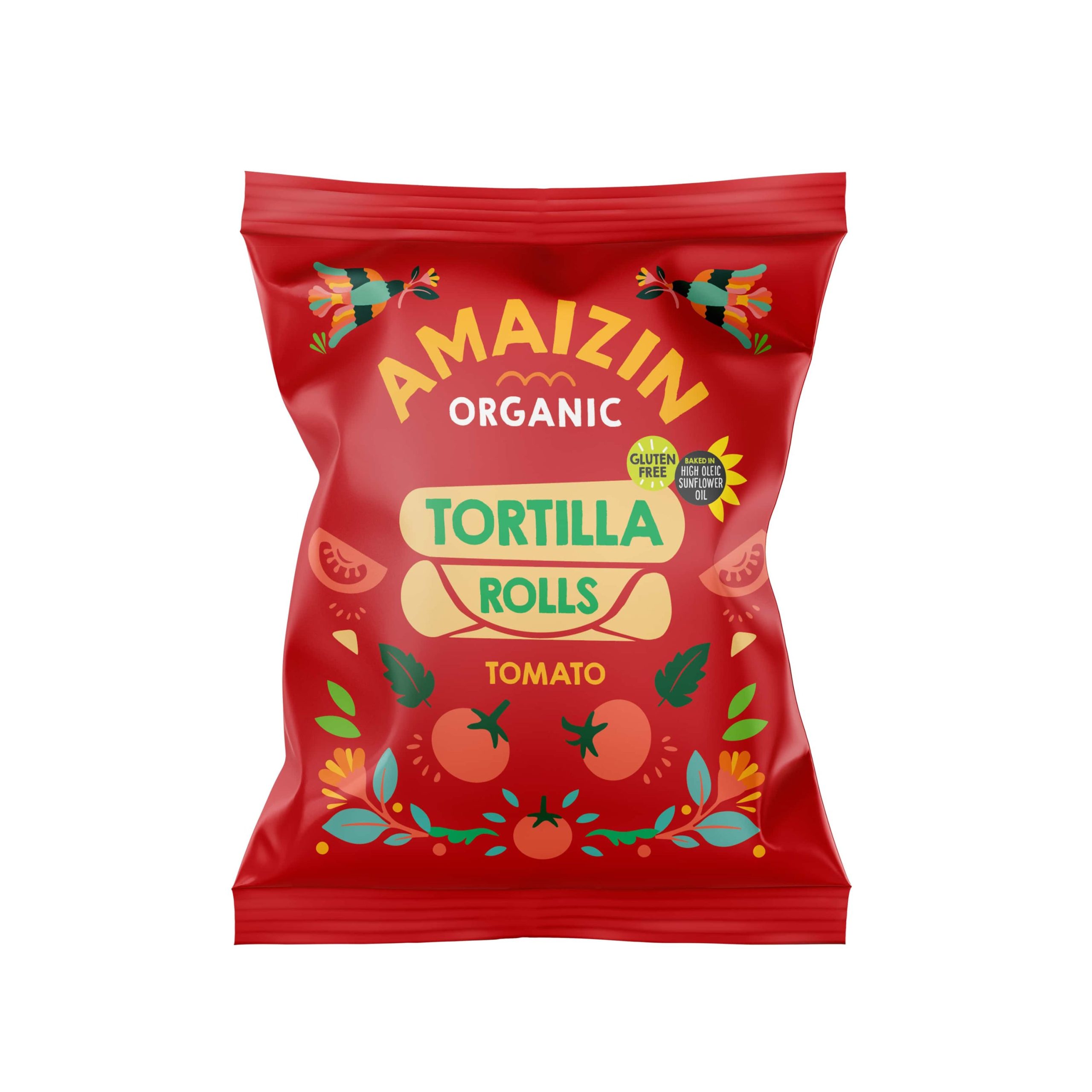 Chipsy kukuřičné rajčatové 100 g BIO   AMAIZIN Amaizin