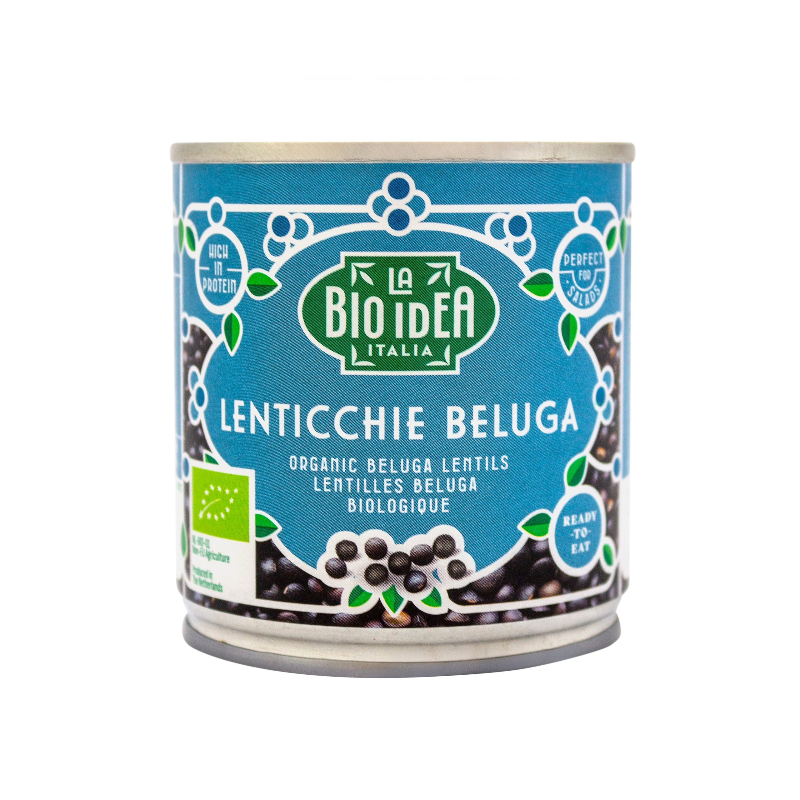 Čočka beluga sterilovaná 200 g BIO   BIO IDEA Amaizin