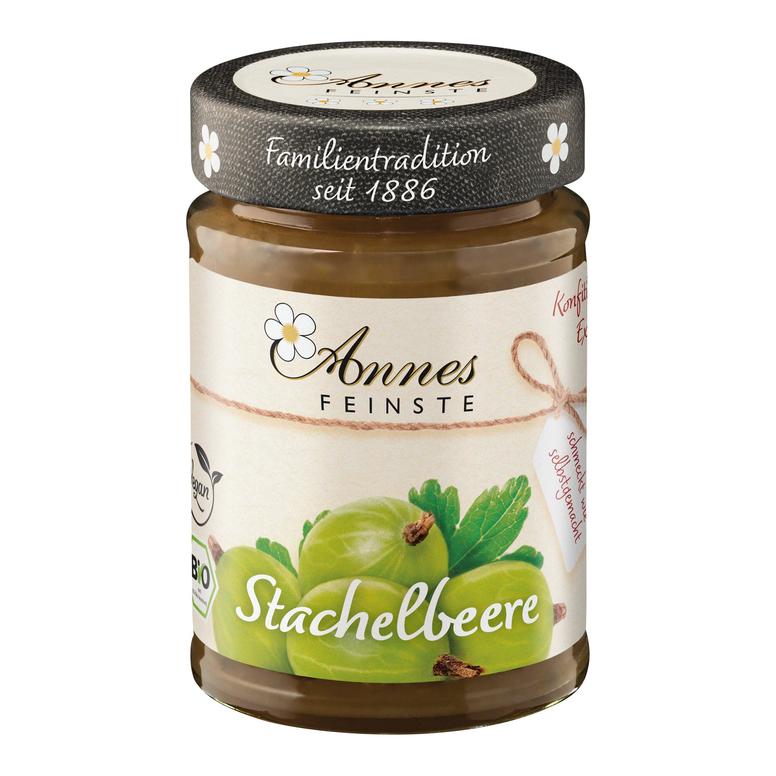 Džem angreštový výběrový 225 g BIO   ANNES FEINSTE Annes Feinste