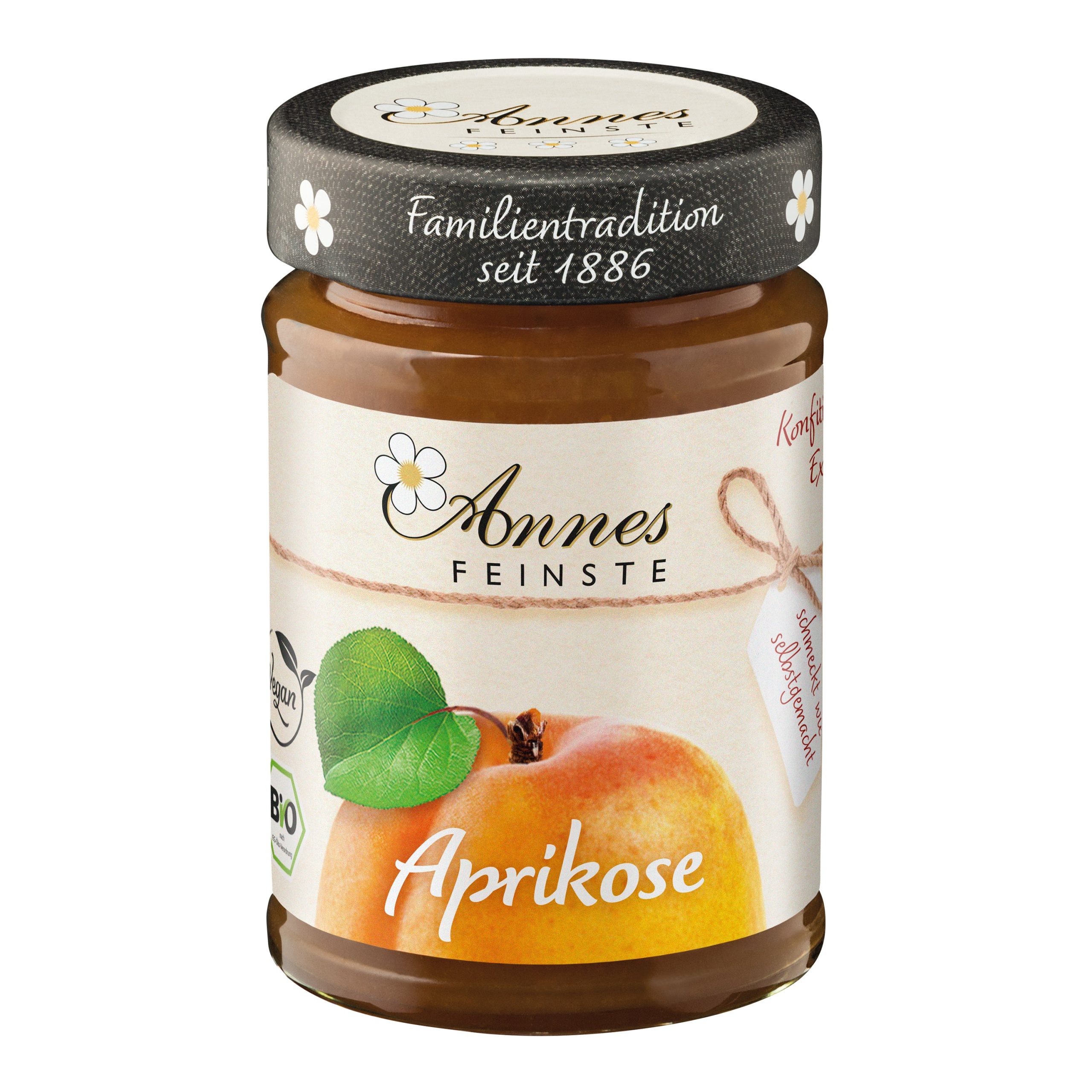 Džem meruňkový výběrový 225 g BIO   ANNES FEINSTE Annes Feinste