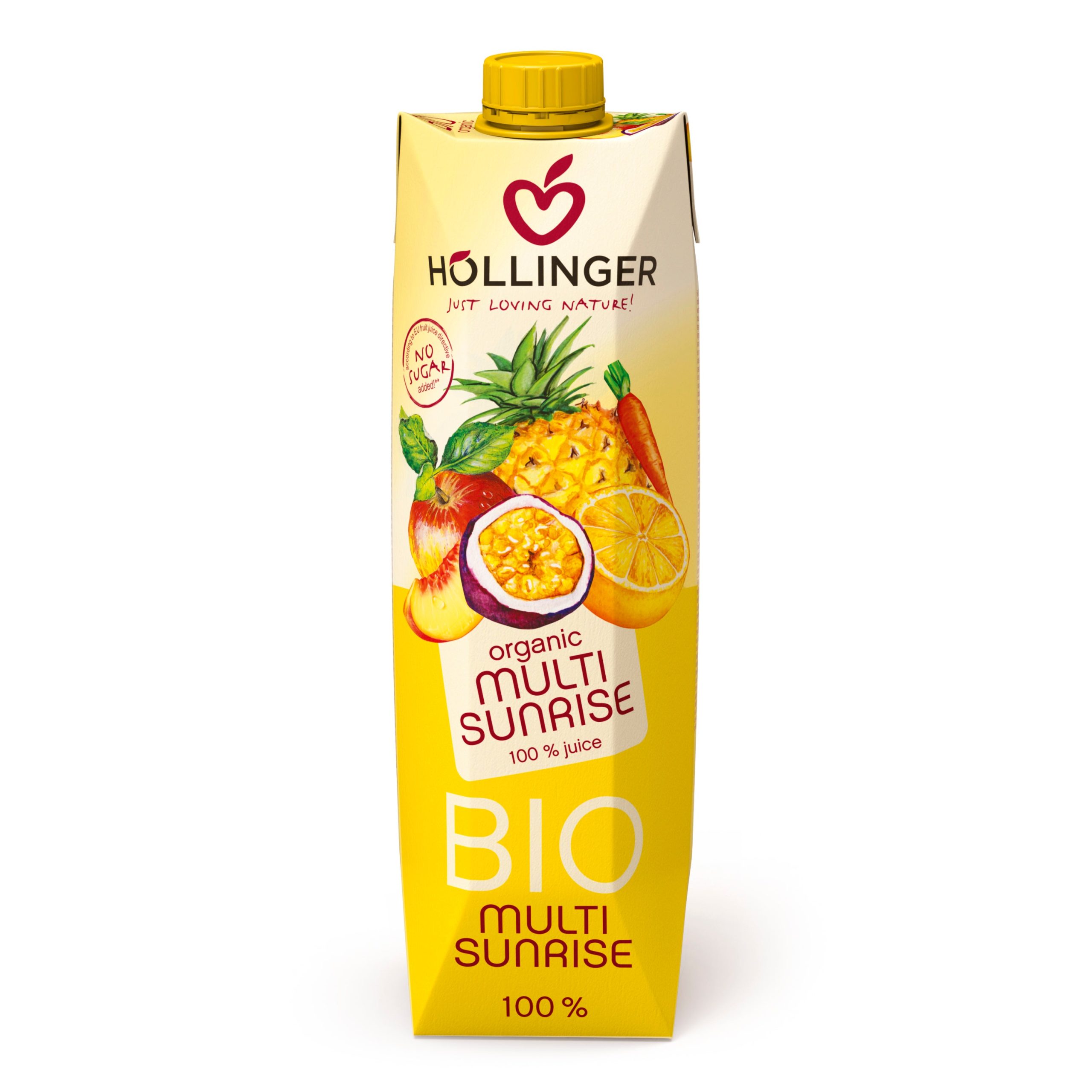 Džus ovocný s mrkví Sunrise 1 l BIO   HOLLINGER Hollinger