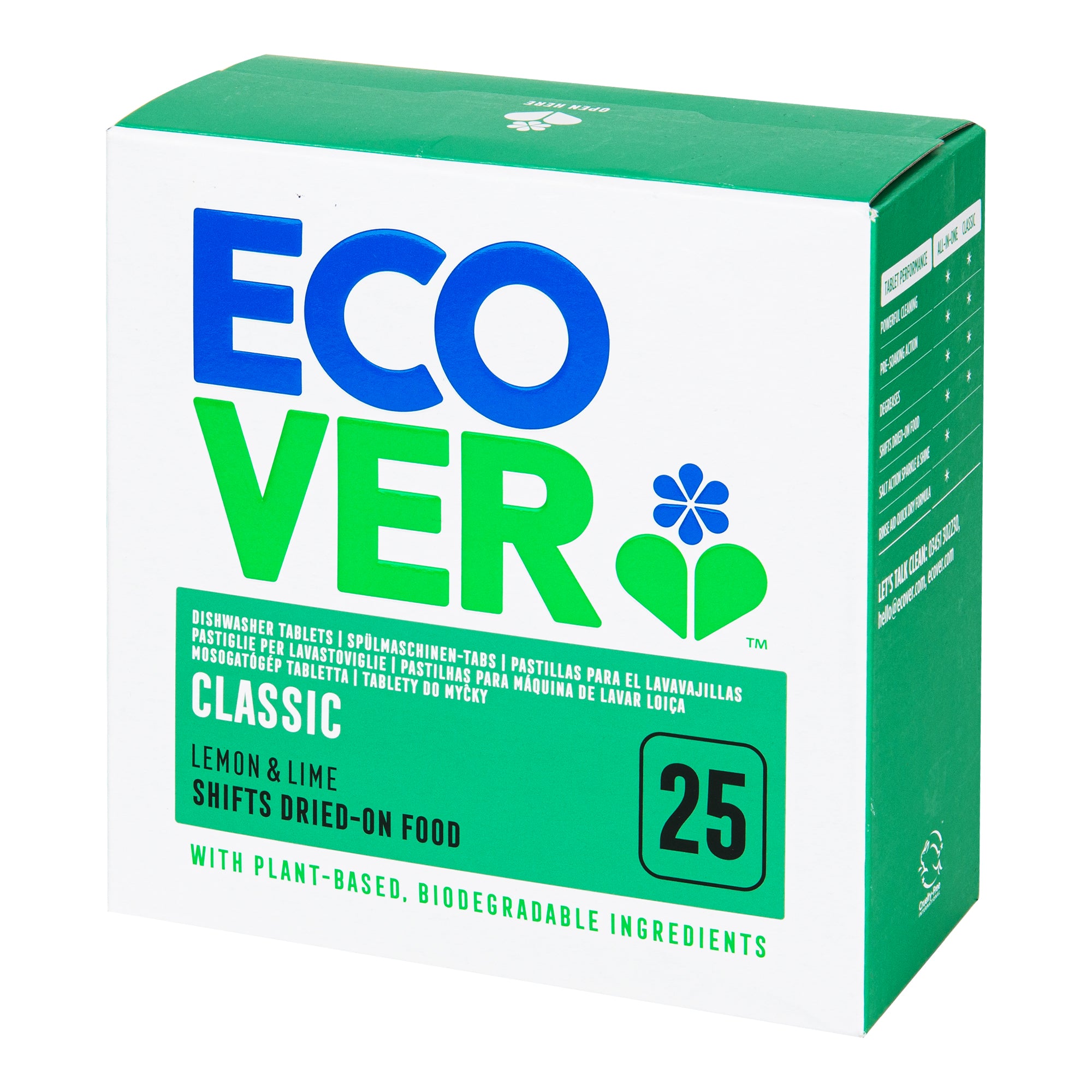 ECOVER Tablety do myčky Classic 25 kusů/ 500 g Ecover
