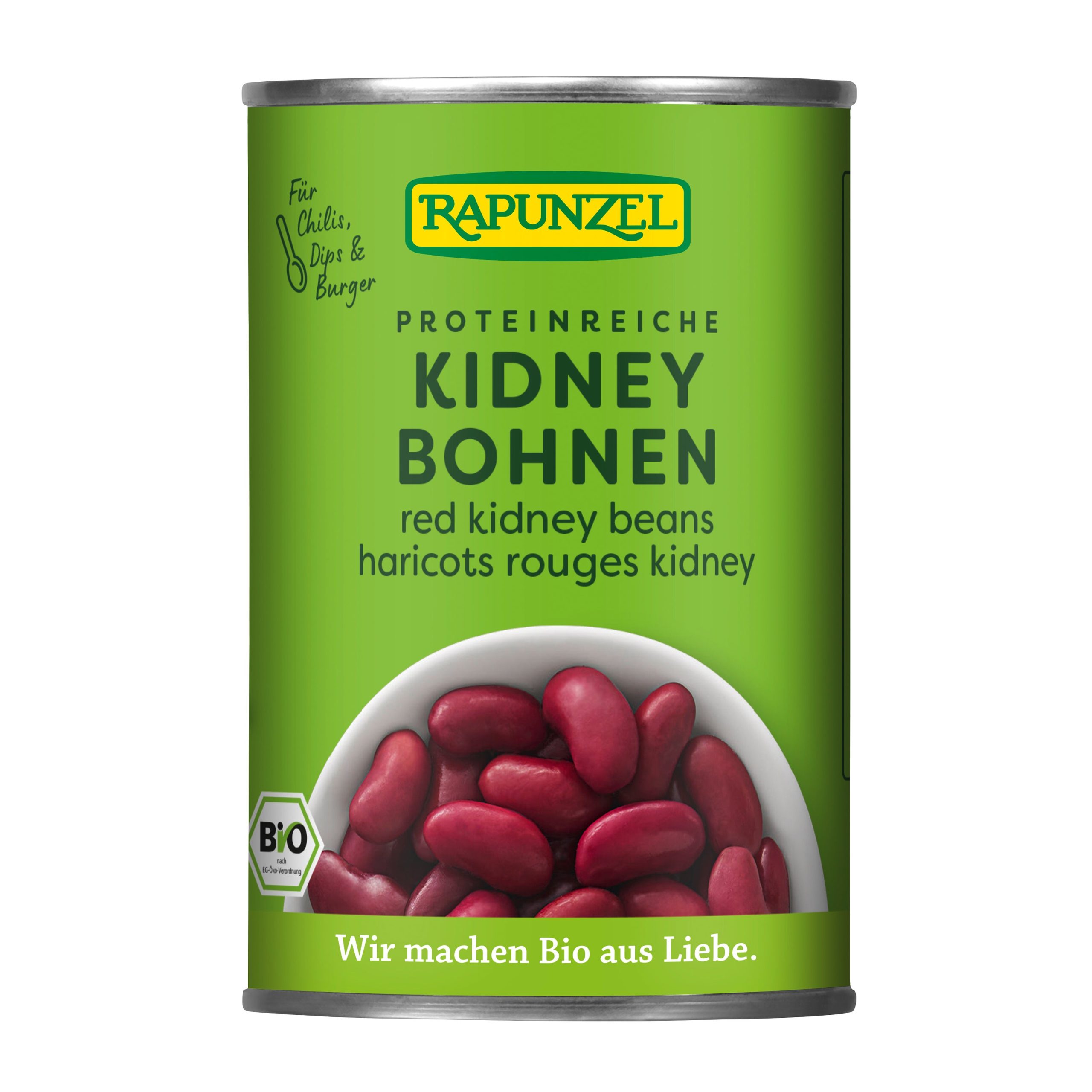 Fazole červené sterilované 400 g BIO   RAPUNZEL Rapunzel