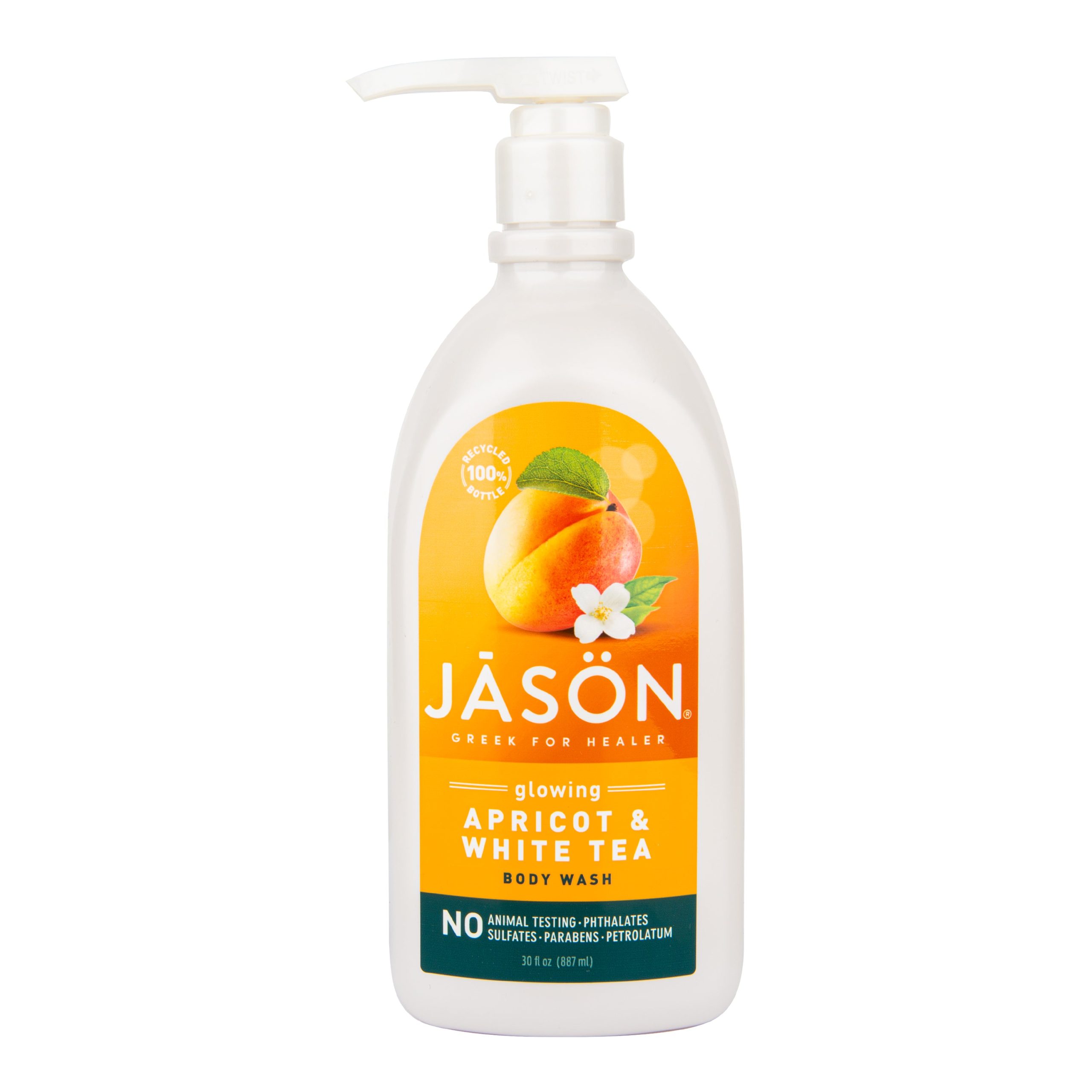 Gel sprchový meruňka a bílý čaj 887 ml   JASON Jason