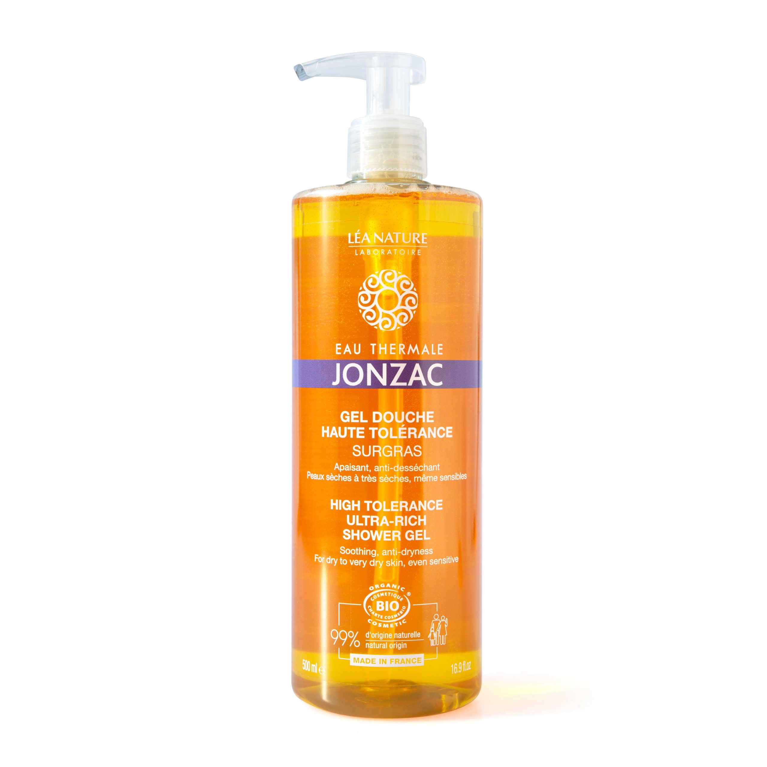 Gel sprchový výživující pro velmi suchou pleť NUTRITIVE 500 ml BIO   JONZAC Jonzac