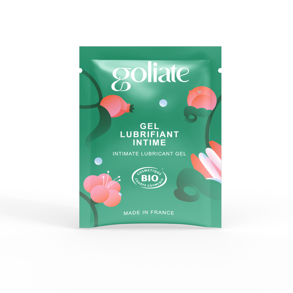 Goliate Lubrikační gel BIO - 2 ml – vzorek - s příjemnou chutí Goliate
