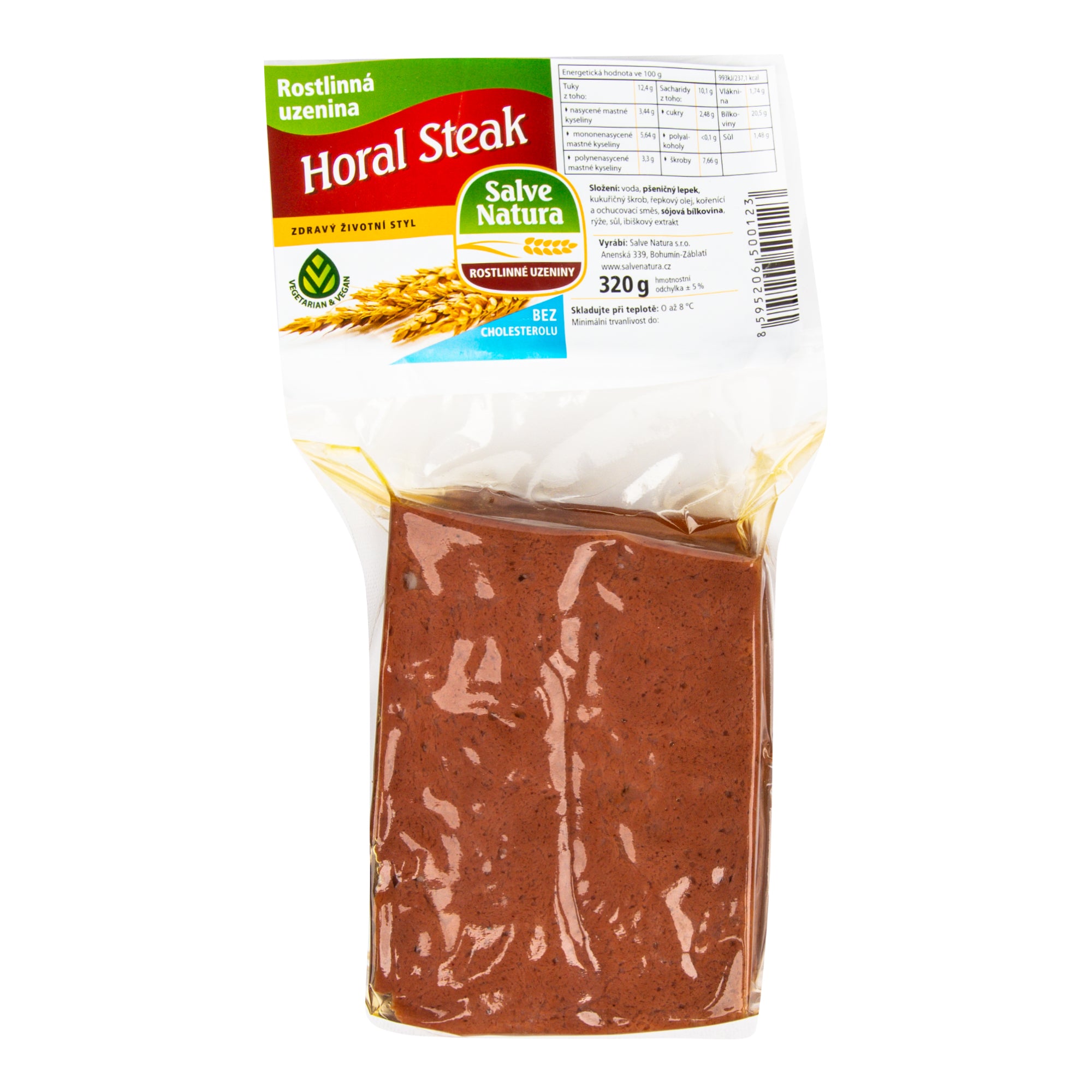 Horal steak rostlinná uzenina 320 g   SALVE NATURA Salve Natura