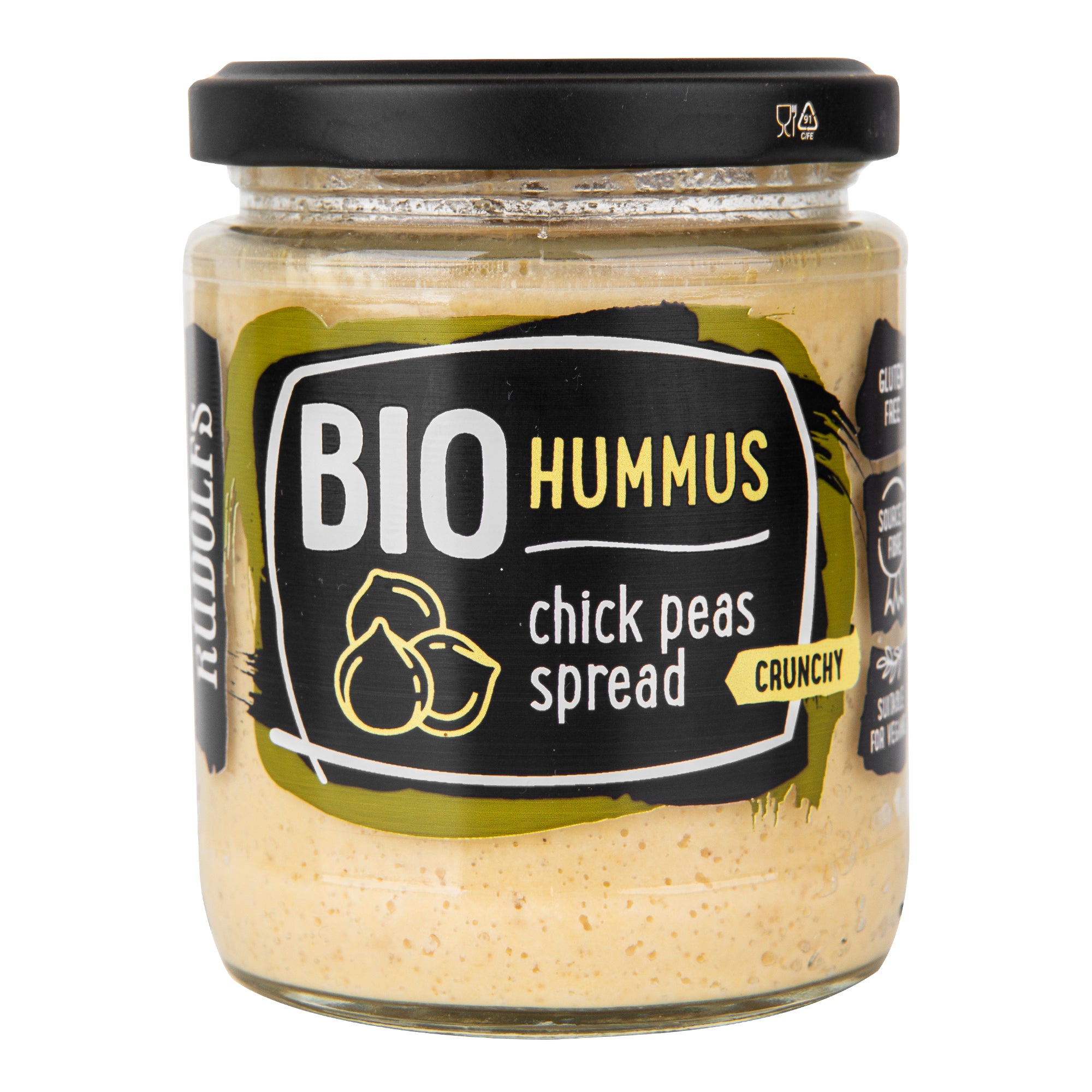 Hummus- pomazánka cizrnová křupavá 230 g BIO RUDOLFS Rudolfs