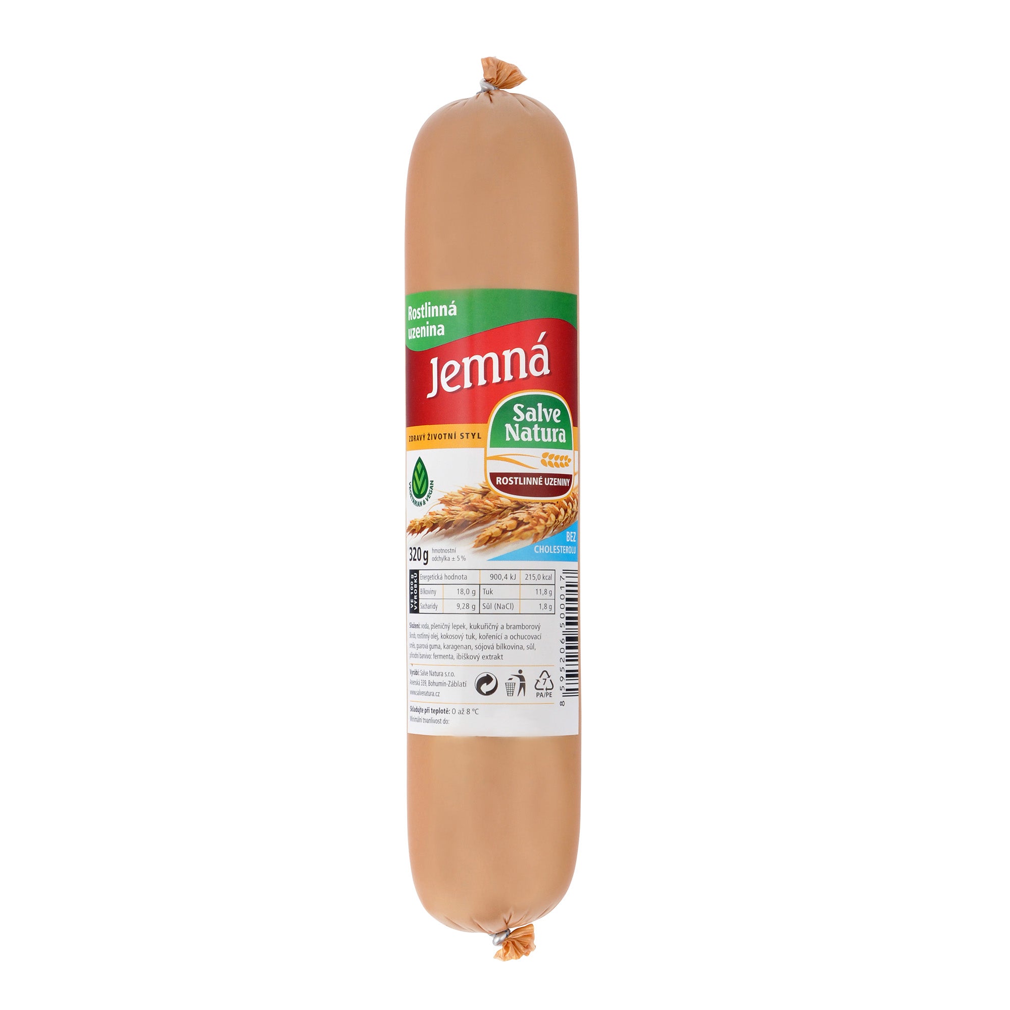 Jemná rostlinná uzenina 320 g   SALVE NATURA Salve Natura