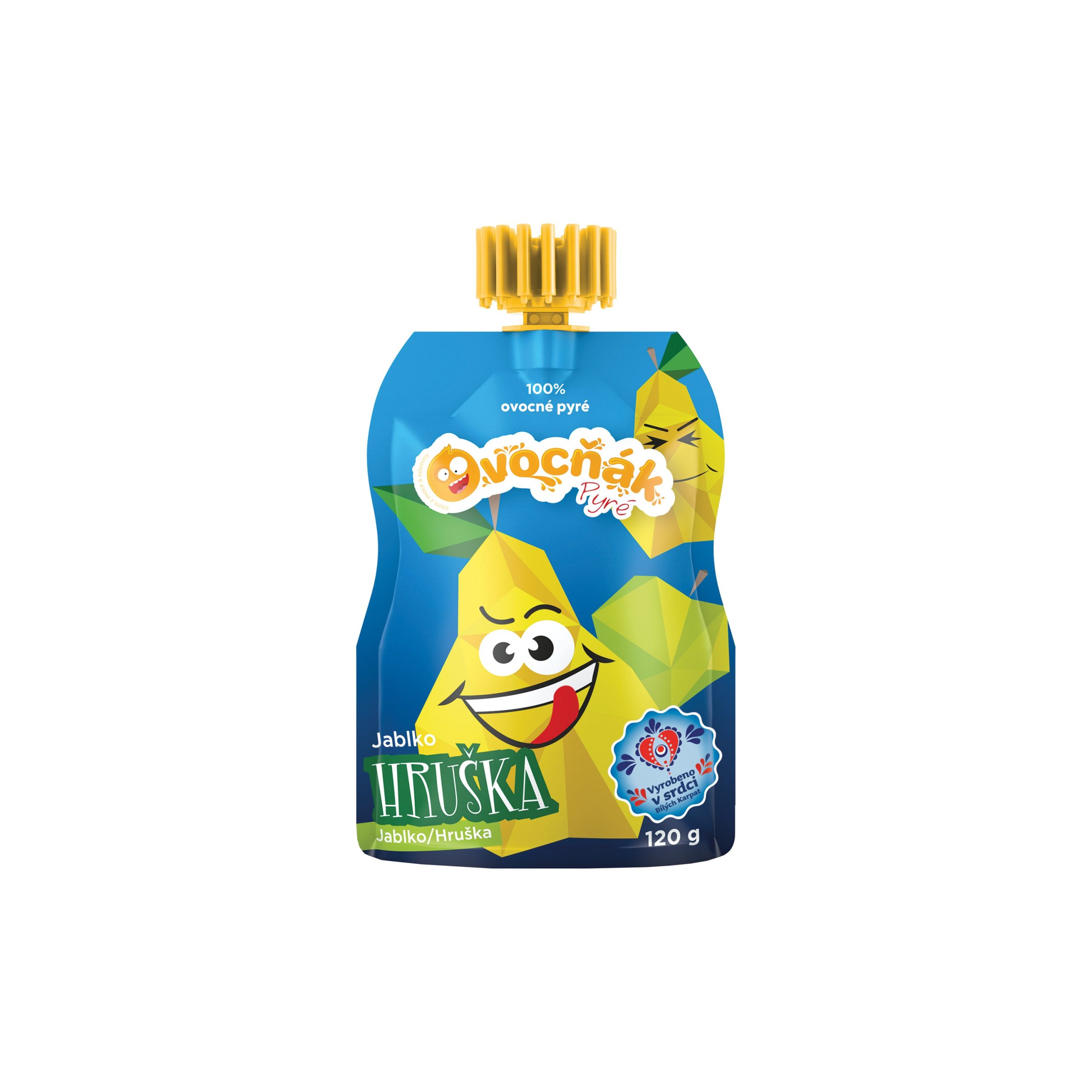 Kapsička jablko-hruška 120 g   OVOCŇÁK Ovocňák