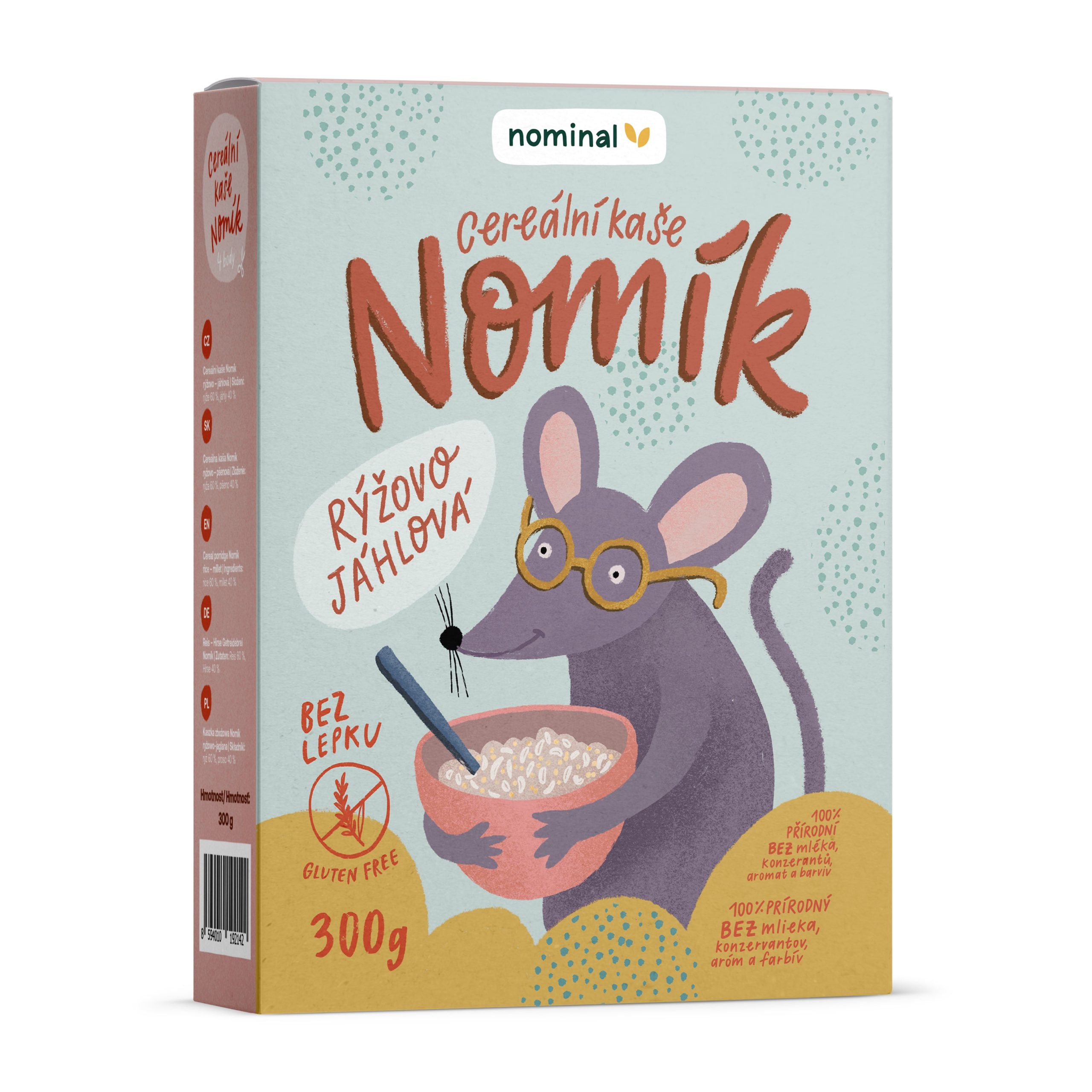 Kaše cereální Nomík 300 g   NOMINAL Nominal