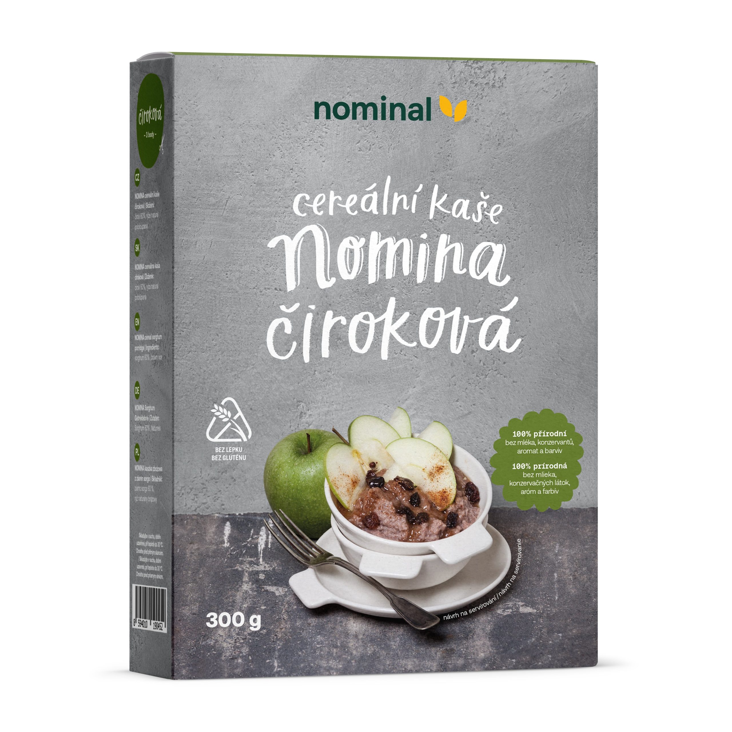 Kaše čiroková bezlepková Nomina 300 g   NOMINAL Nominal