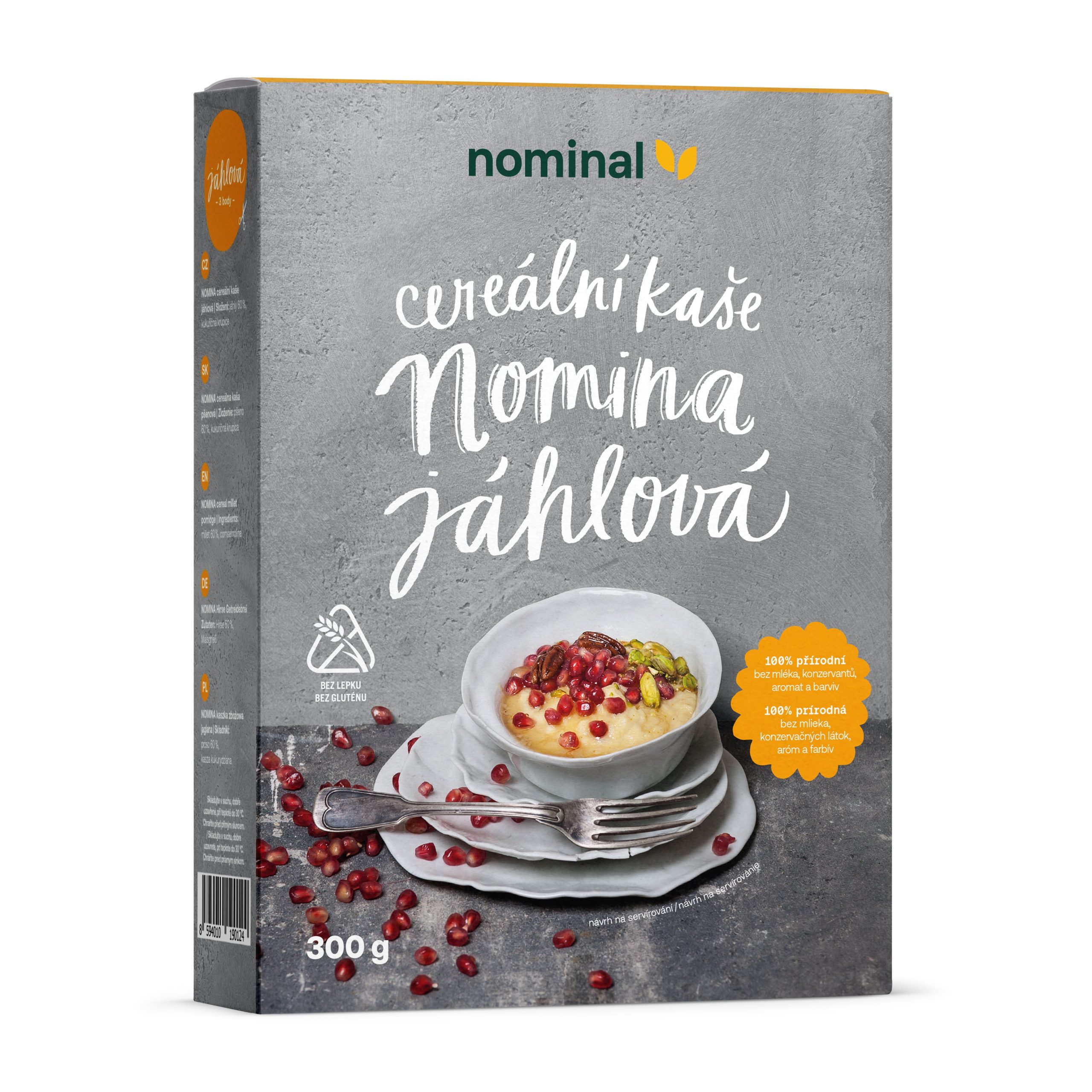Kaše jáhlová bezlepková Nomina 300 g   NOMINAL Nominal