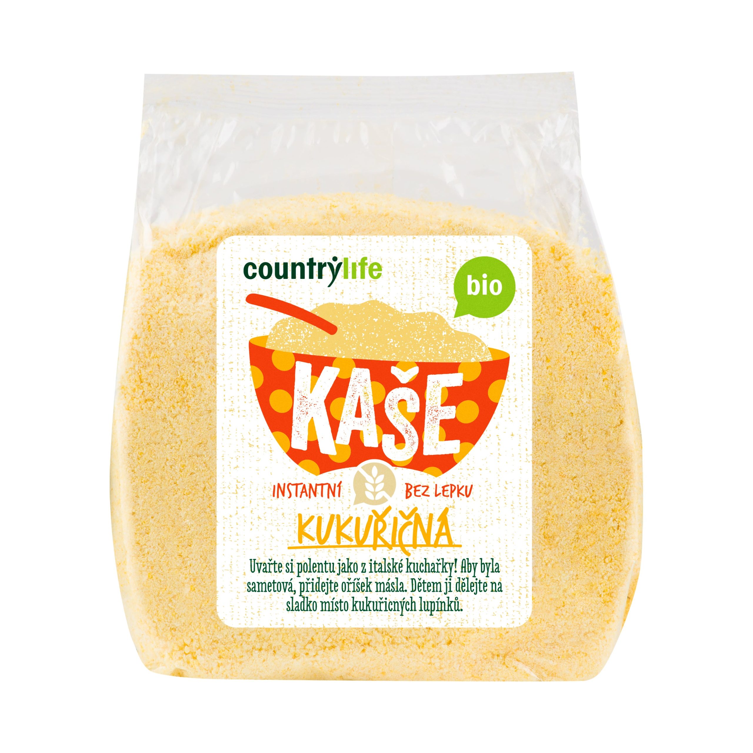 Kaše kukuřičná 250 g BIO   COUNTRY LIFE Country Life
