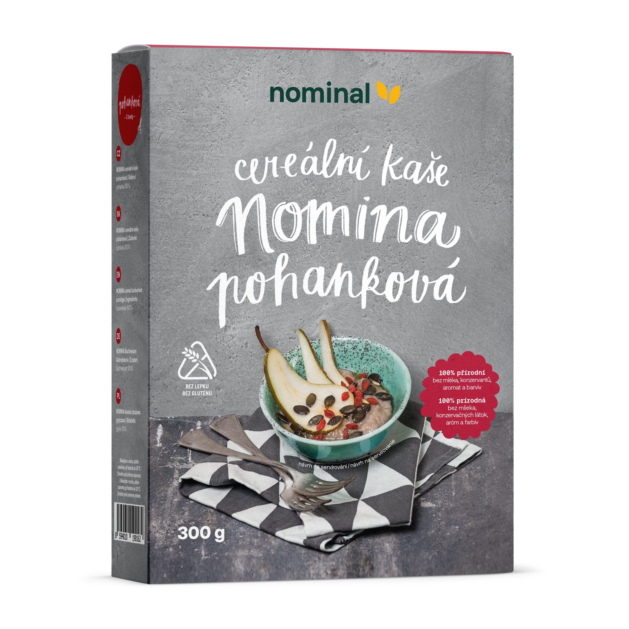 Kaše pohanková bezlepková Nomina 300 g   NOMINAL Nominal