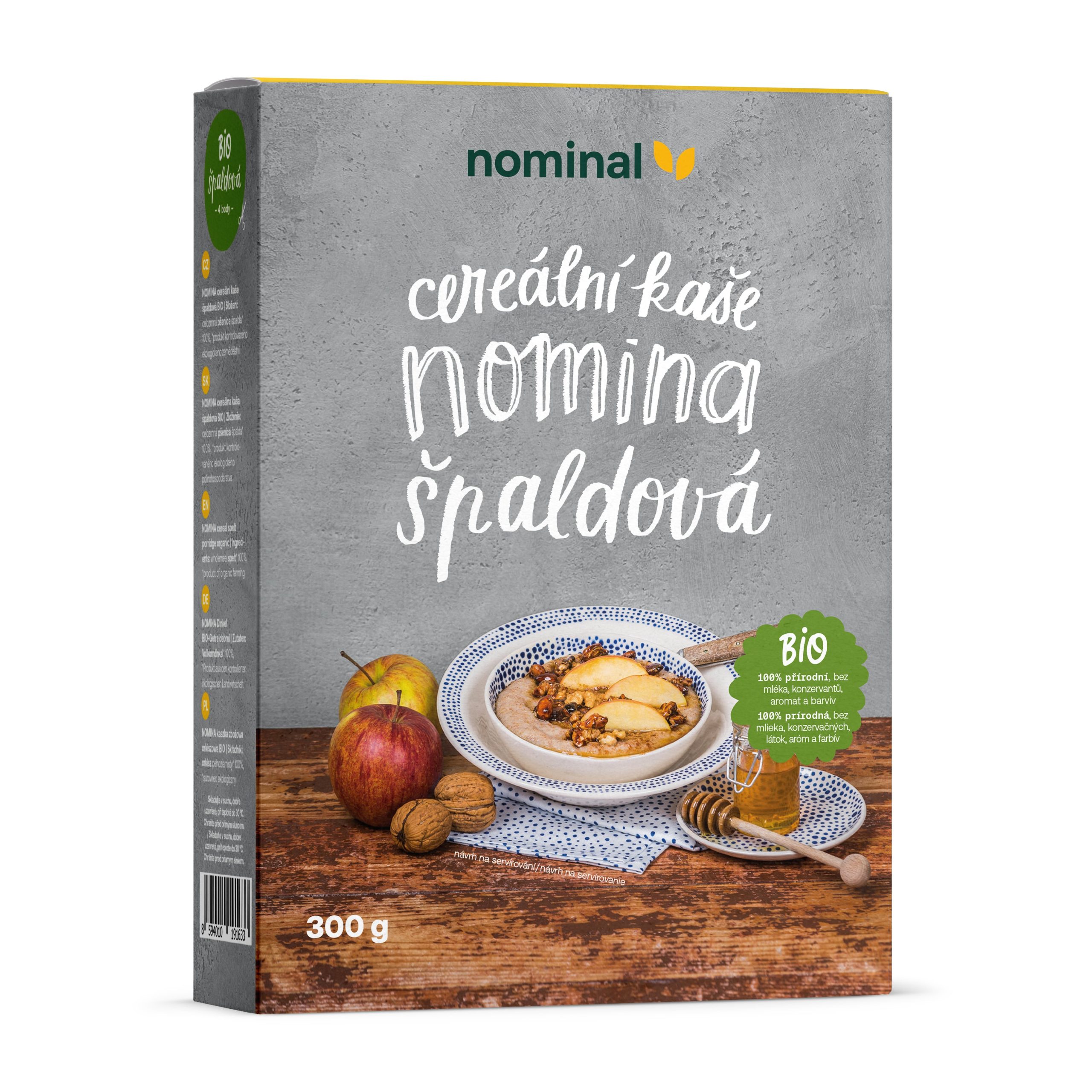 Kaše špaldová Nomina 300 g BIO   NOMINAL Nominal