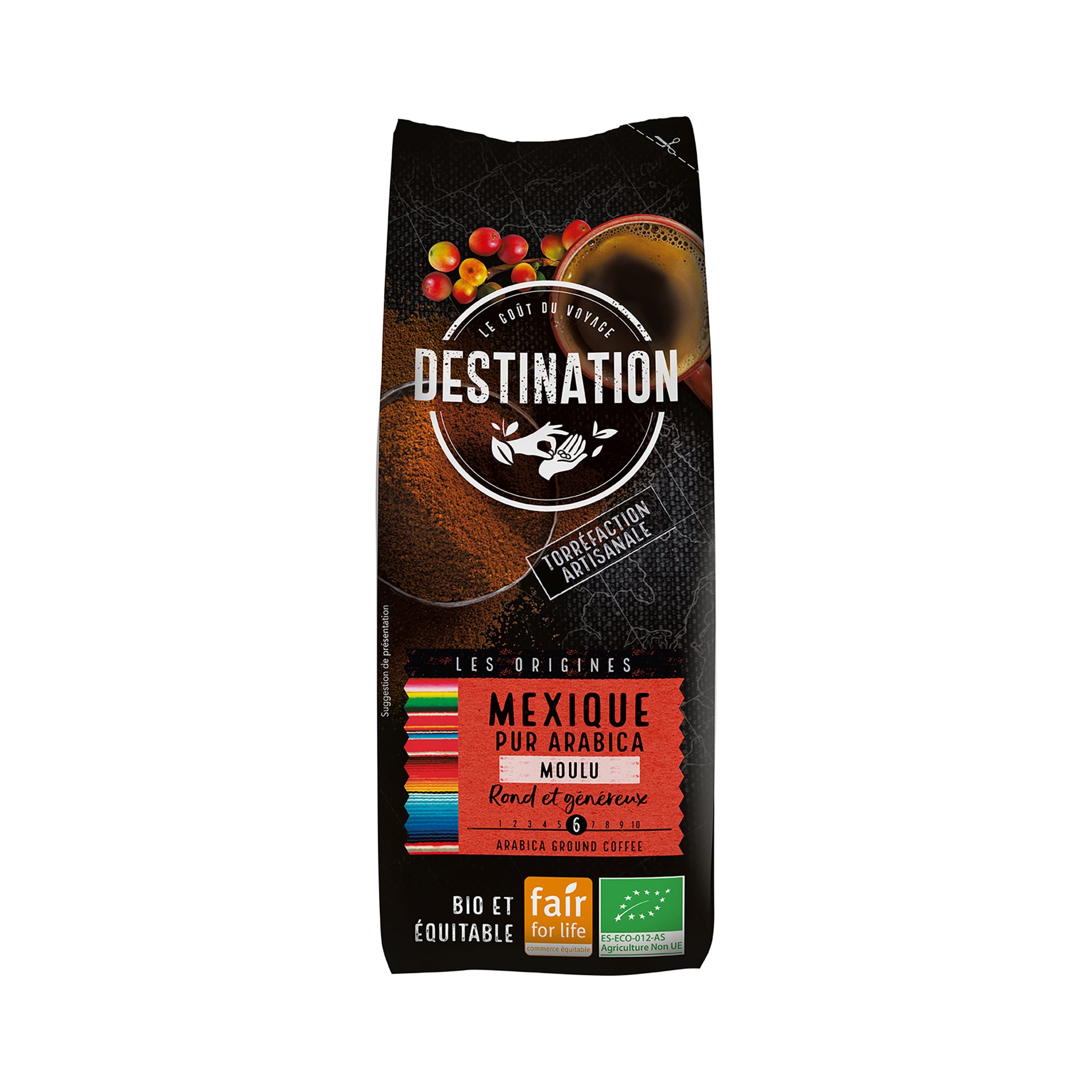 Káva mletá Mexiko 250 g BIO   DESTINATION Destination