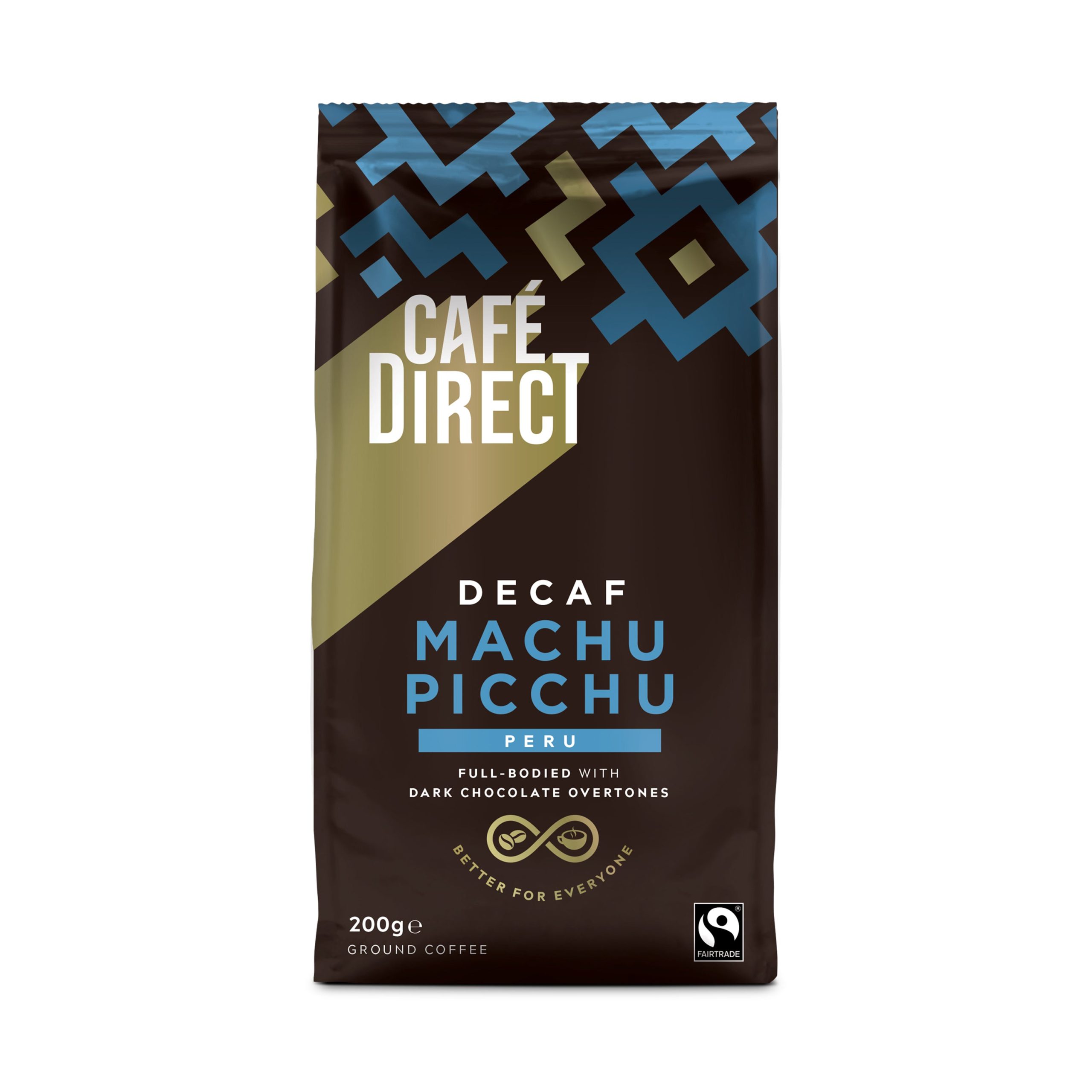 Káva mletá bez kofeinu Machu Picchu SCA 200 g   CAFÉDIRECT Cafédirect