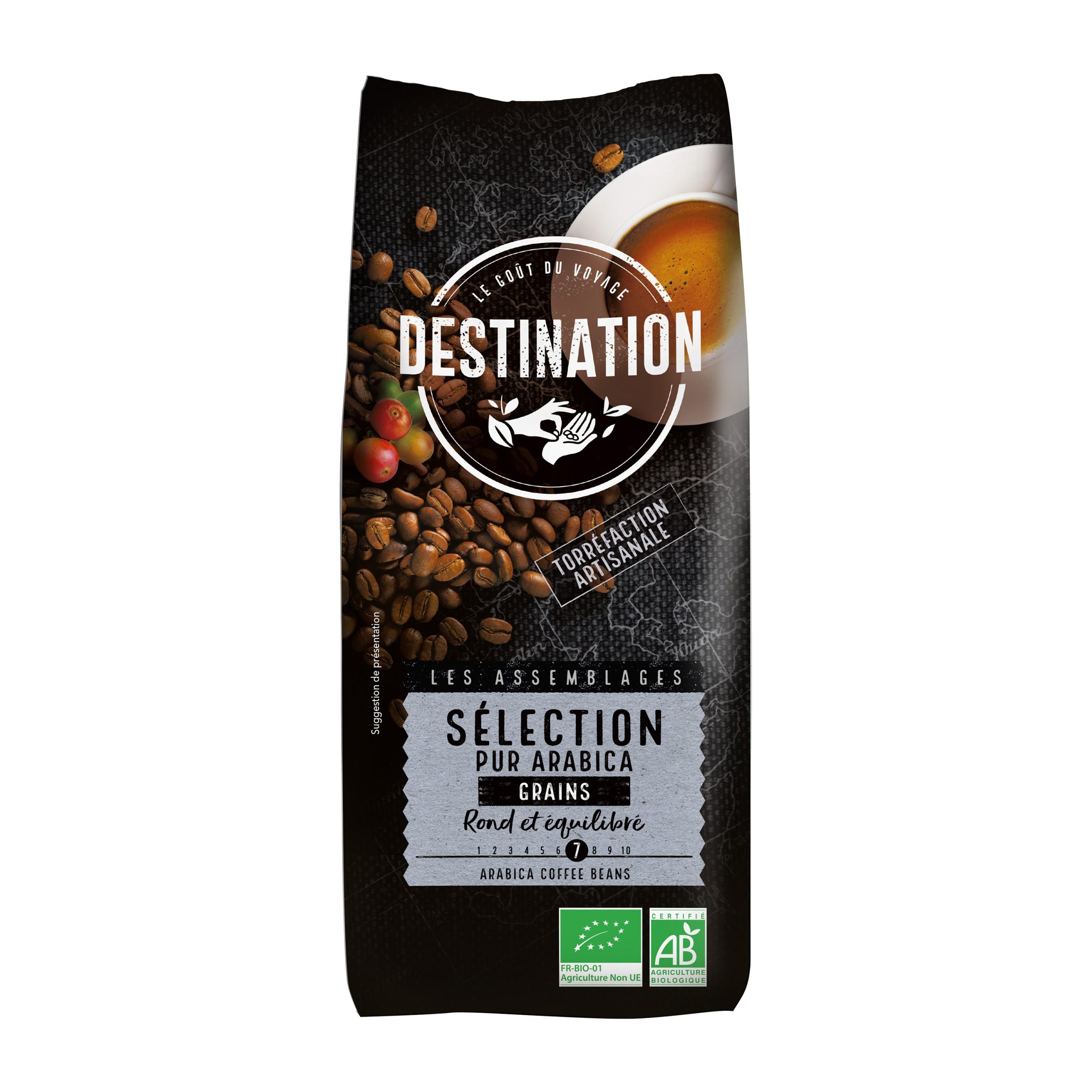 Káva zrnková Selection 1 kg BIO   DESTINATION Destination