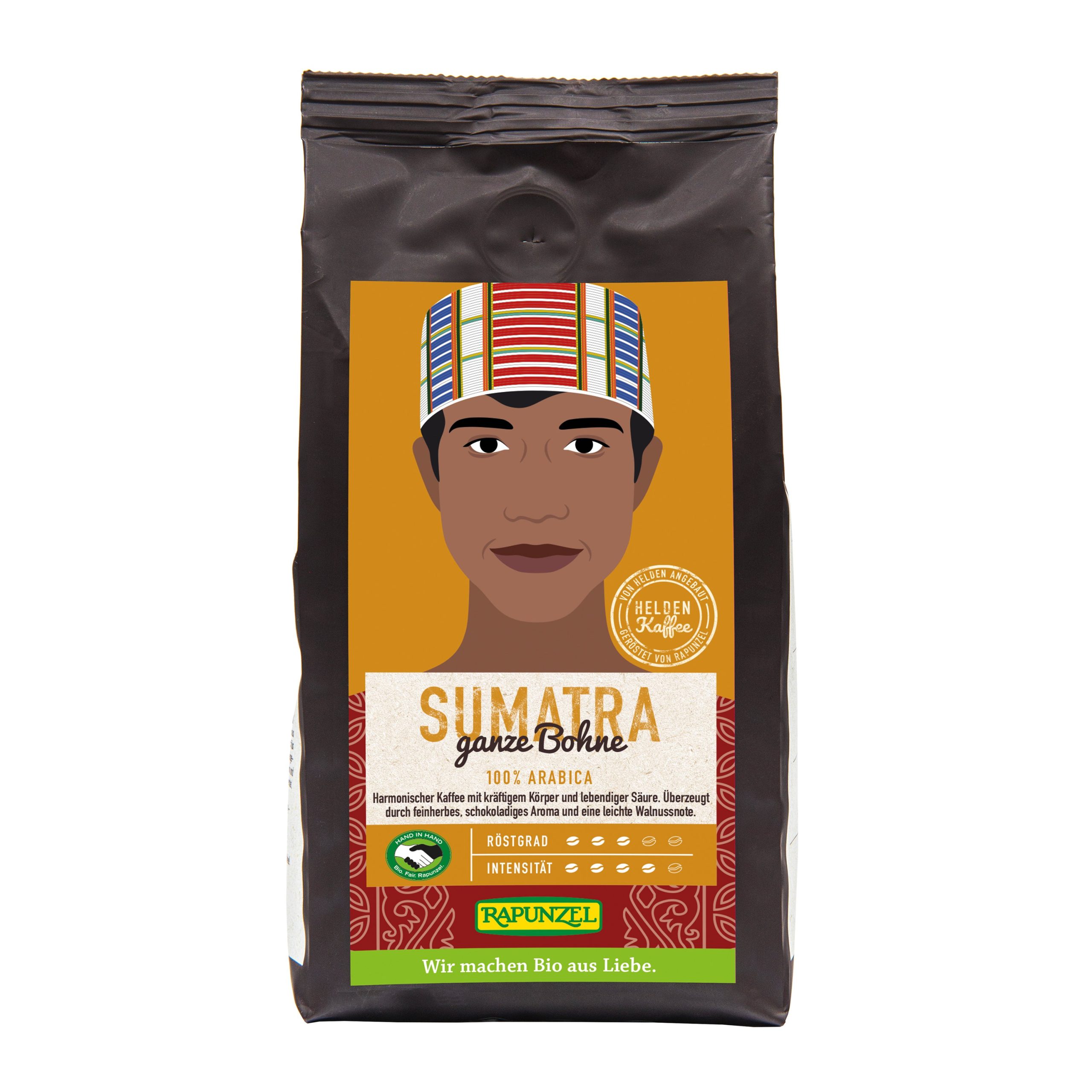 Káva zrnková Sumatra 250 g BIO   RAPUNZEL Rapunzel