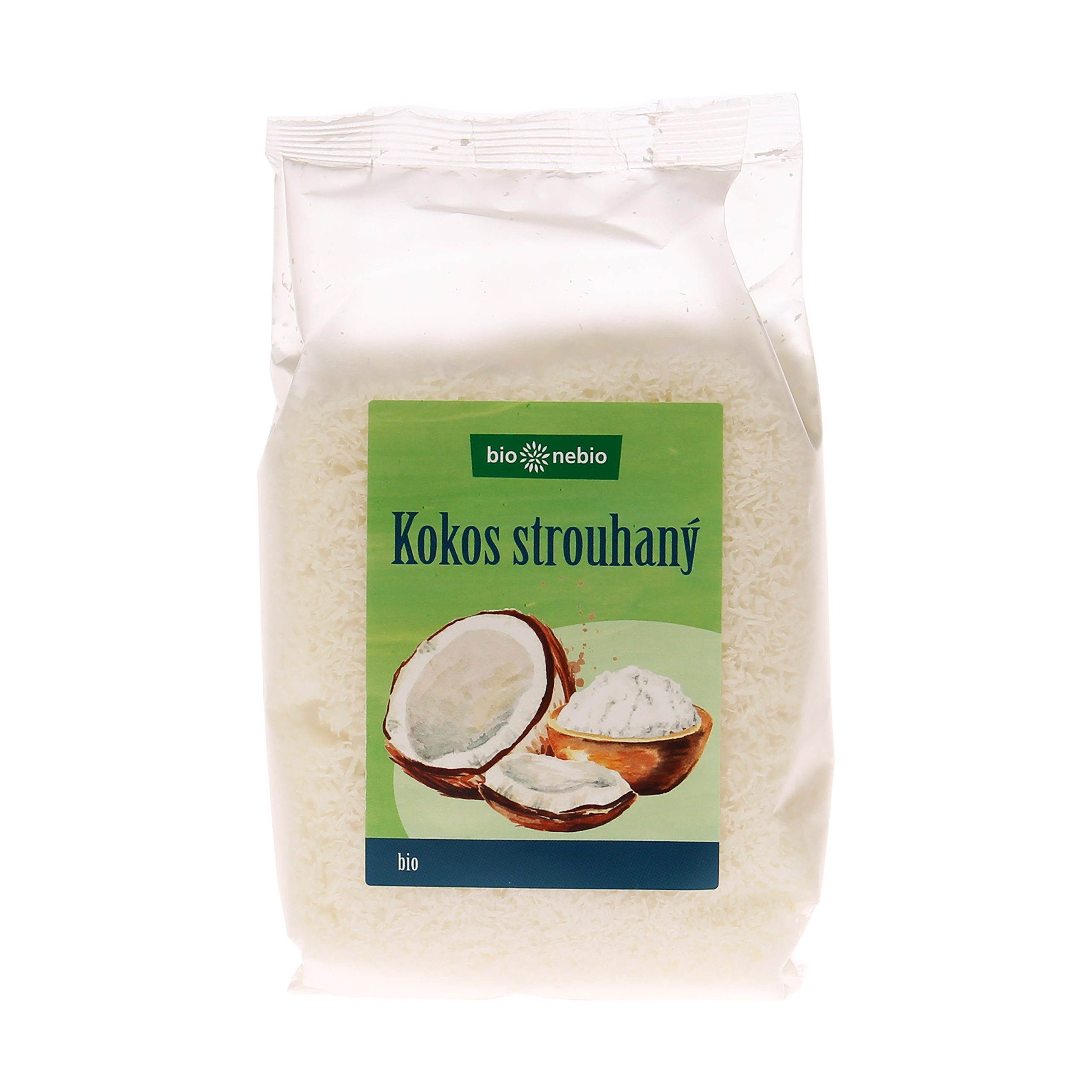 Kokos strouhaný 200 g BIO   BIO NEBIO Bio nebio