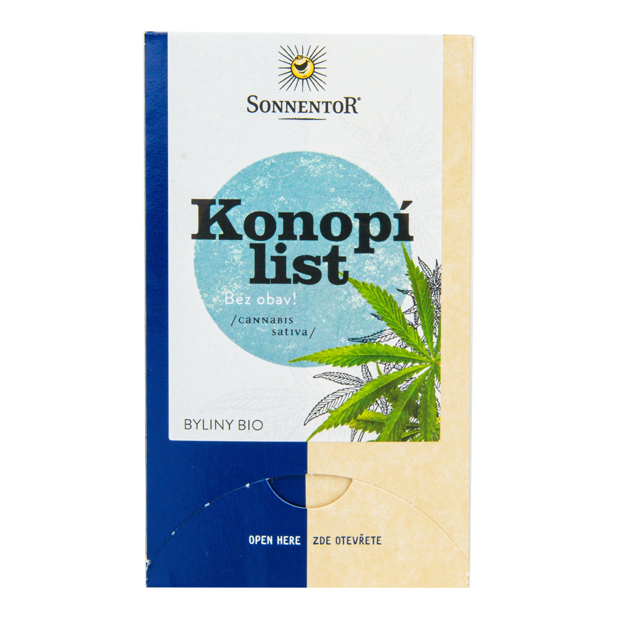 Konopí list porcovaný 27 g BIO   SONNENTOR Sonnentor